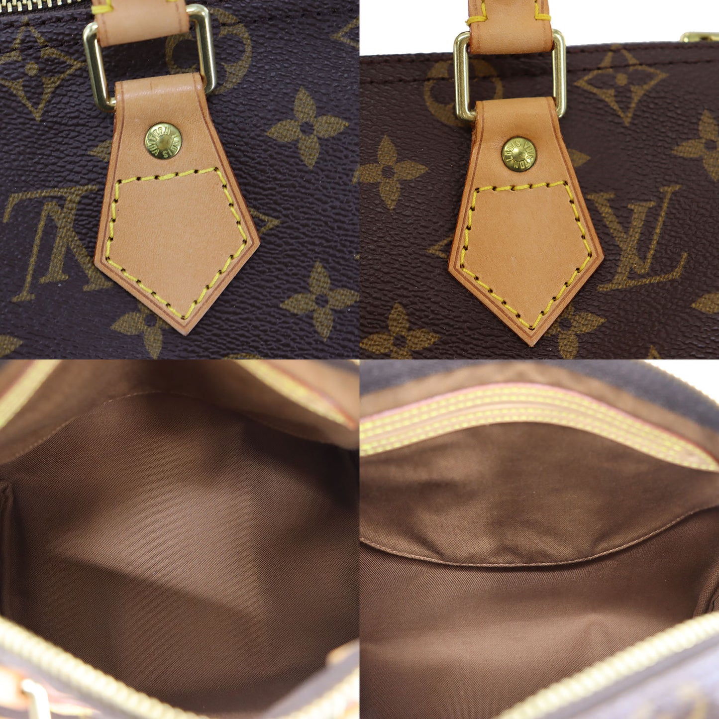 Louis Vuitton LV Speedy 25 Handbag Monogram Leather M41109 #BZ260