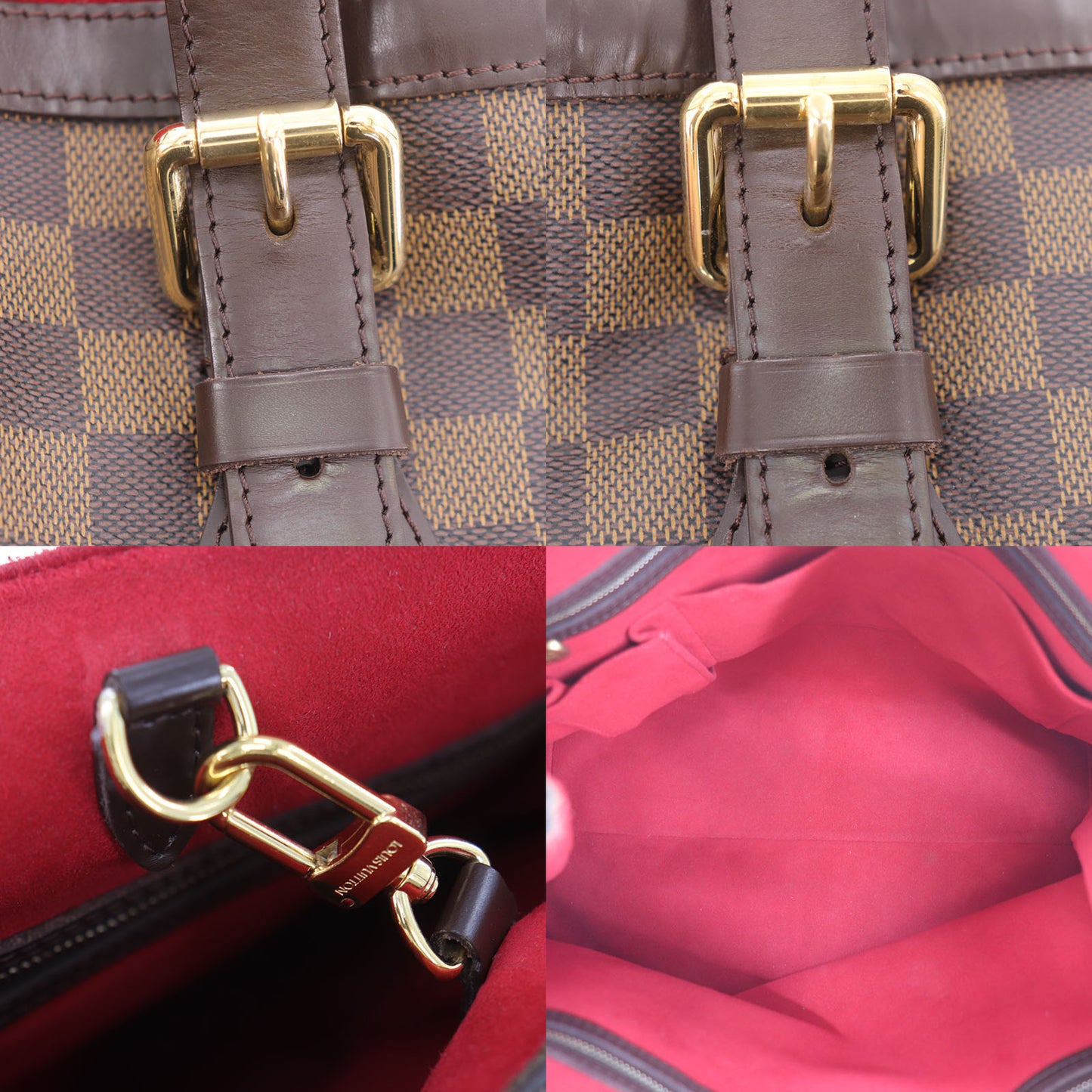 LOUIS VUITTON LV Hampstead GM Tote Bag Damier N51203 #EH351