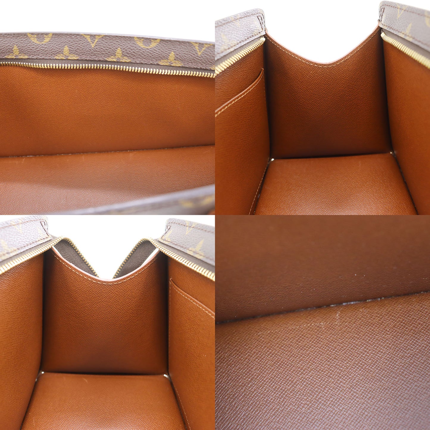 LOUIS VUITTON LV Sac Triangle Handbag Monogram Leather M51360 #CK673