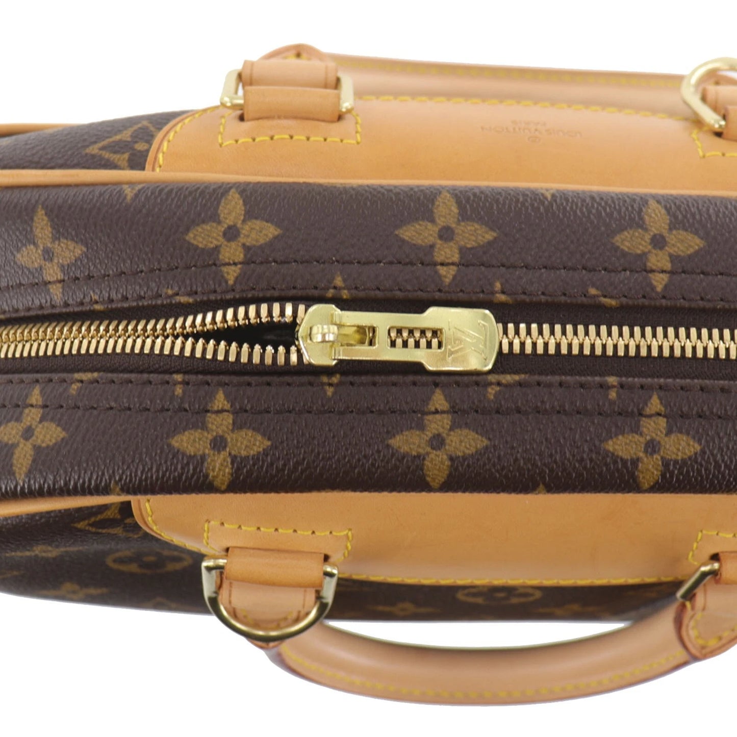 LOUIS VUITTON LV Trouville Handbag Monogram Leather M42228 #BP947