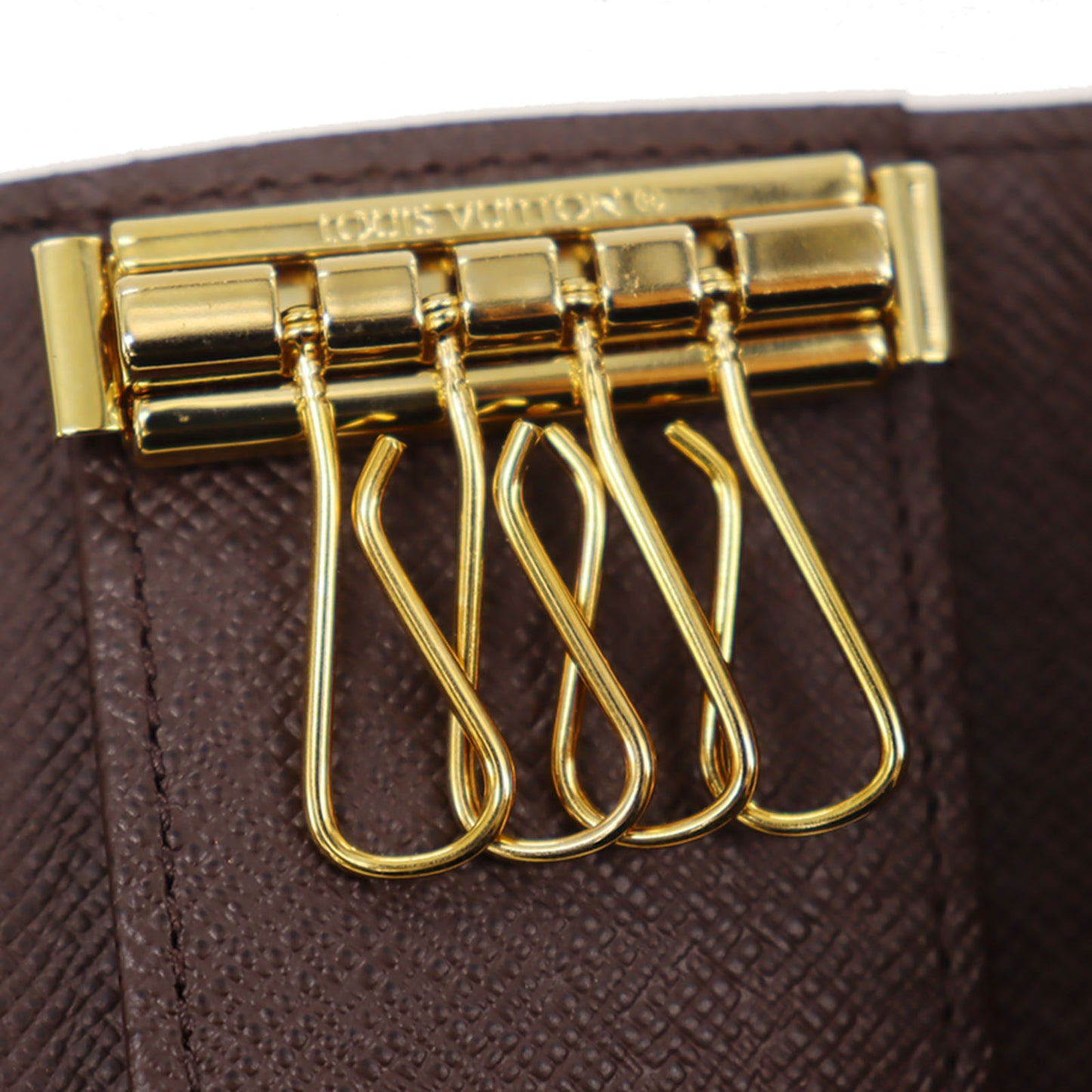 LOUIS VUITTON LV Multicles 4 Key Case Damier Brown N62631 #CN608
