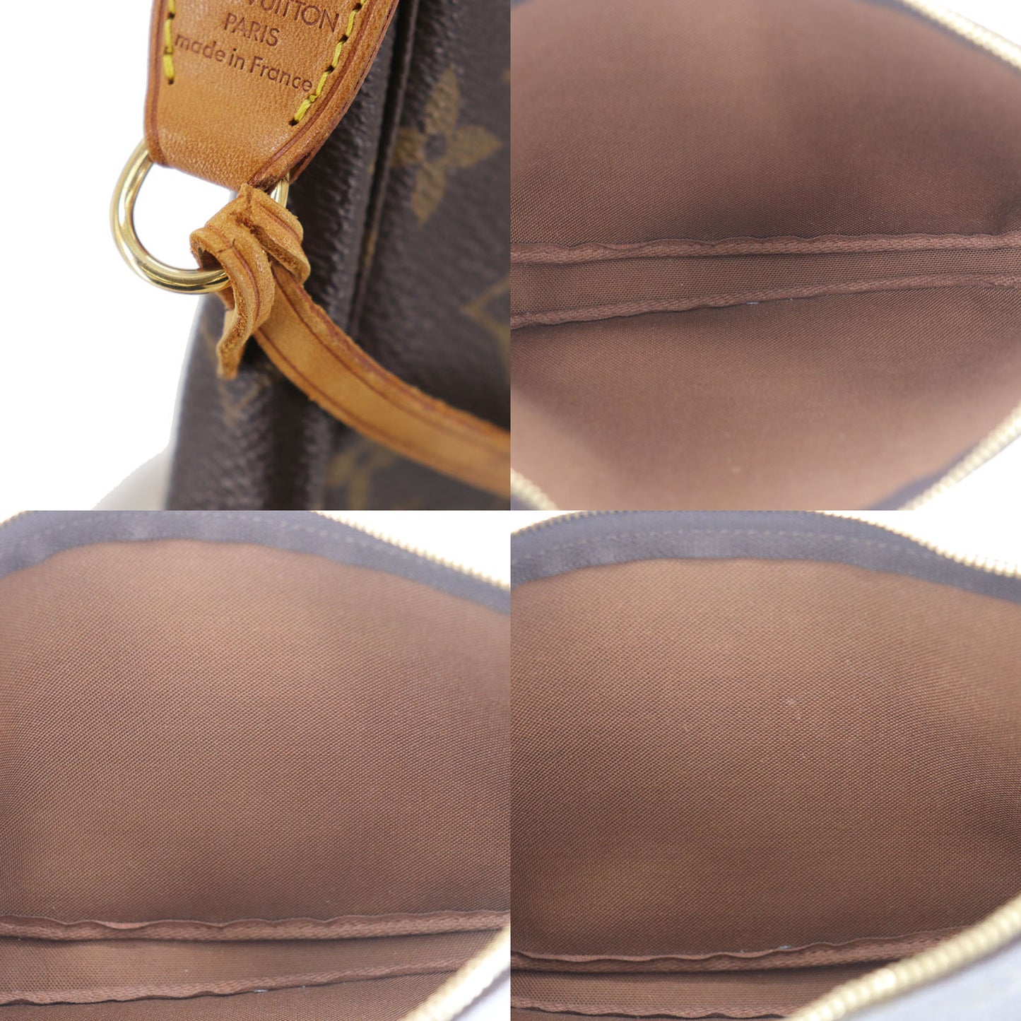 LOUIS VUITTON LV Pochette Accessories Monogram Pouch Handbag M51980 #CP451