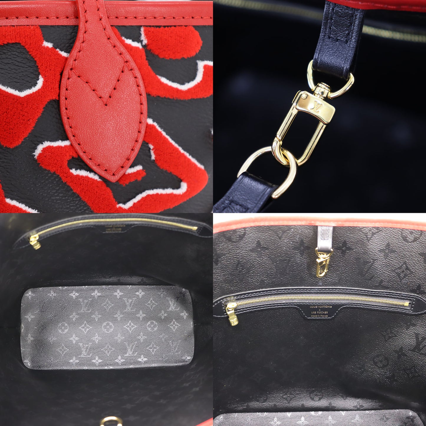 LOUIS VUITTON LV x UF Neverfull MM Tote Bag M45544 #AH593