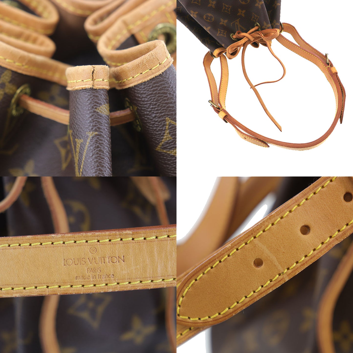 Louis Vuitton LV Petit Noe Monogram Shoulder Bag M42226 #AG342