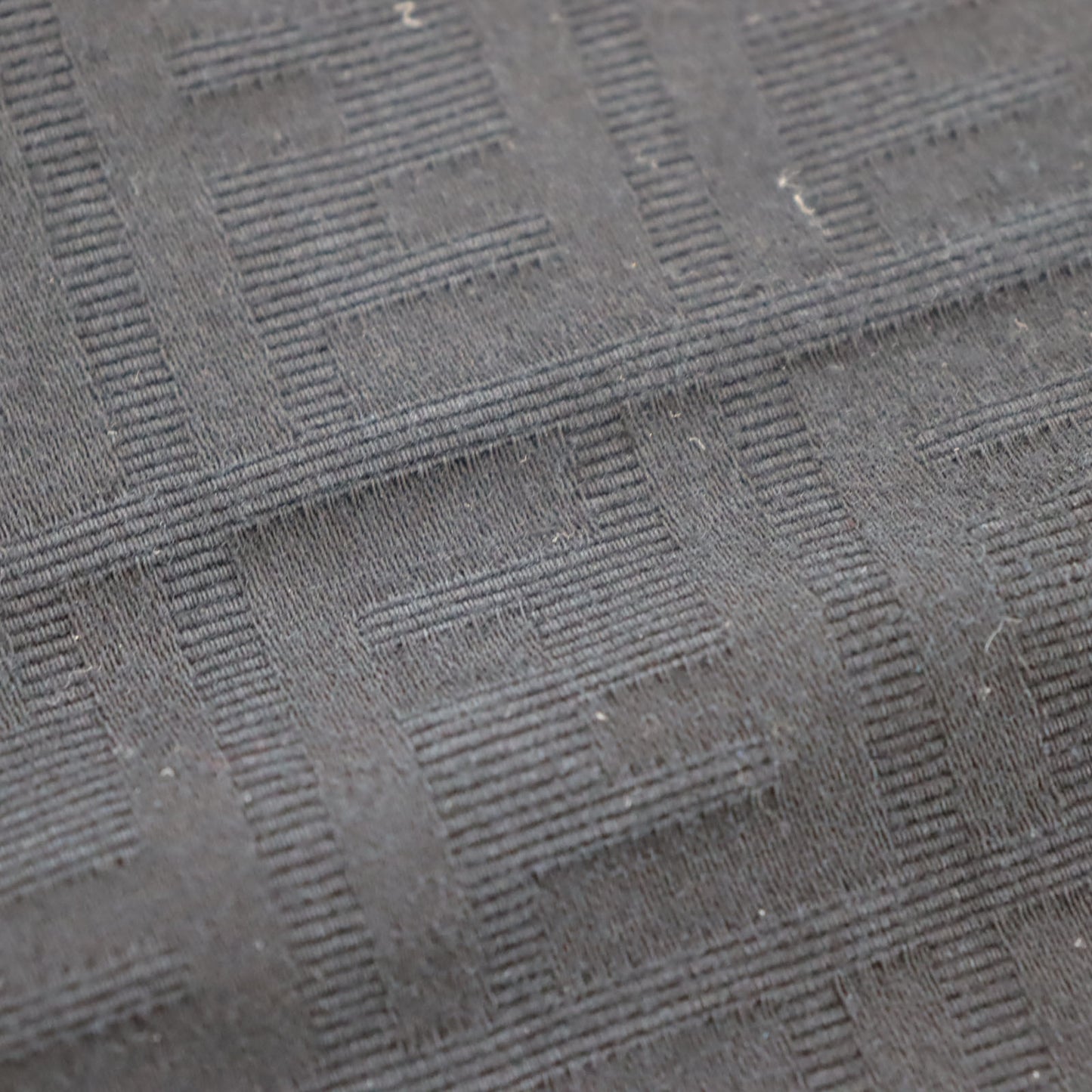FENDI Roma Jeans Zucca Bottom Black Cotton 100% #AH314