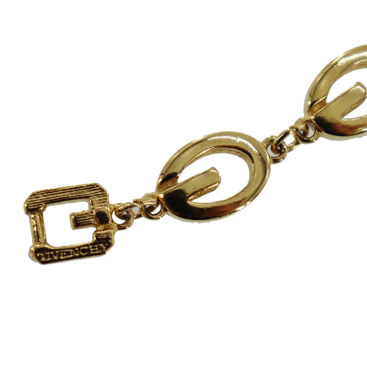 GIVENCHY G Logos Gold Bracelet 7.4in Gold-Plated Accessories #BO691