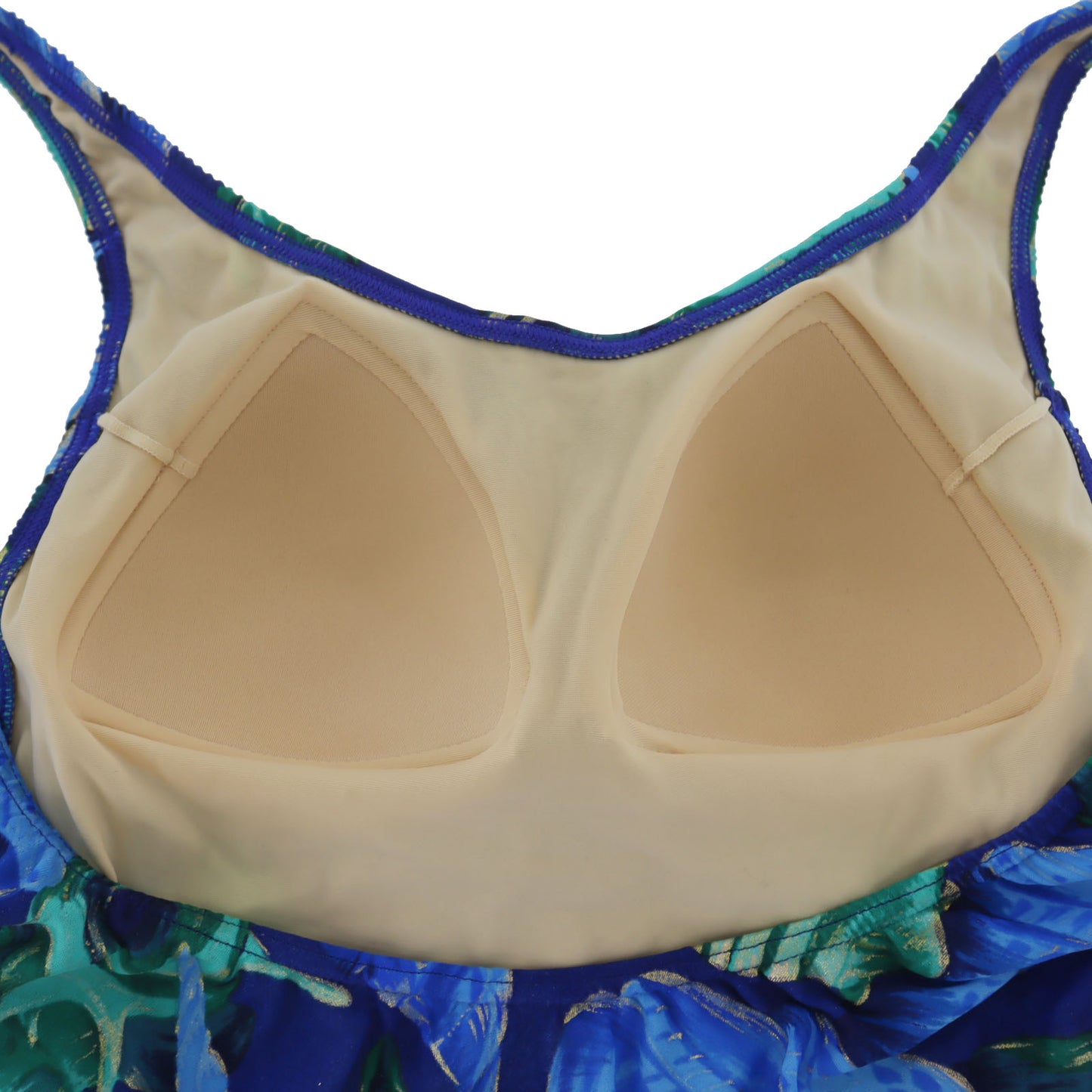 Dior Swimwear Swimsuit Blue Seashell Nylon Polyurethane Size L #AG674