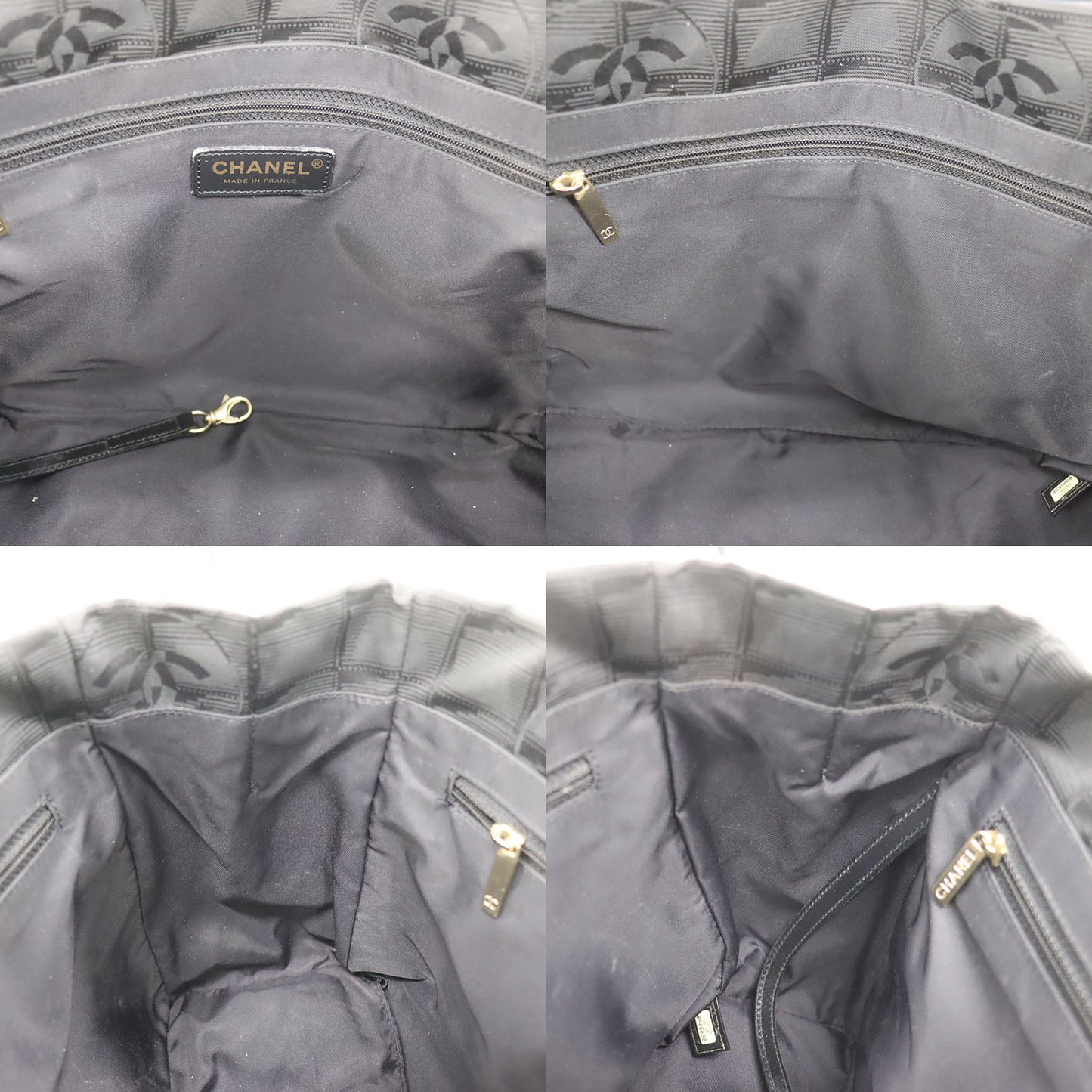 CHANEL New Travel Line Shoulder Tote Bag Nylon #CK488