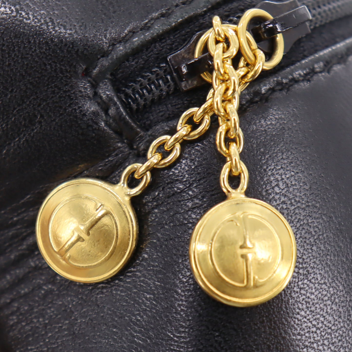 GUCCI HandBag Vanity Black Leather #AH180