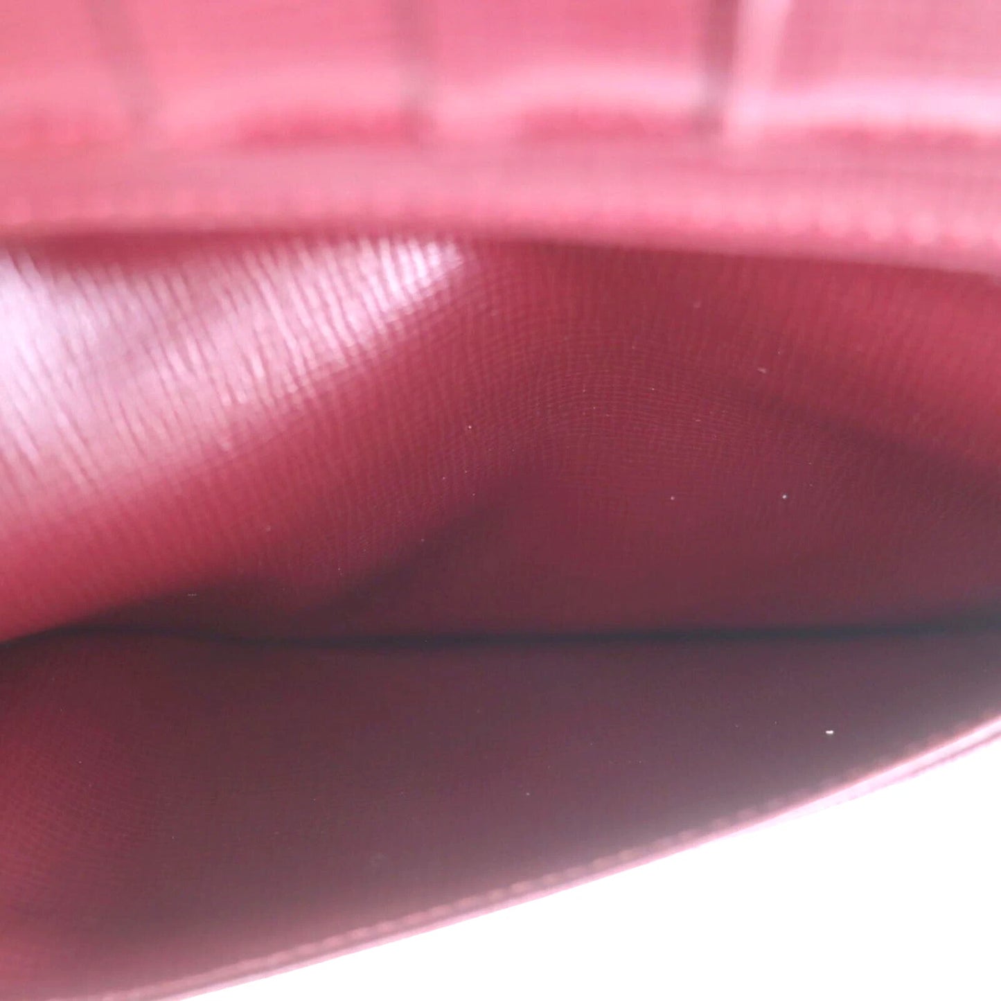 CARTIER Must de Cartier Bifold Long Wallet Leather Burgundy #ED495