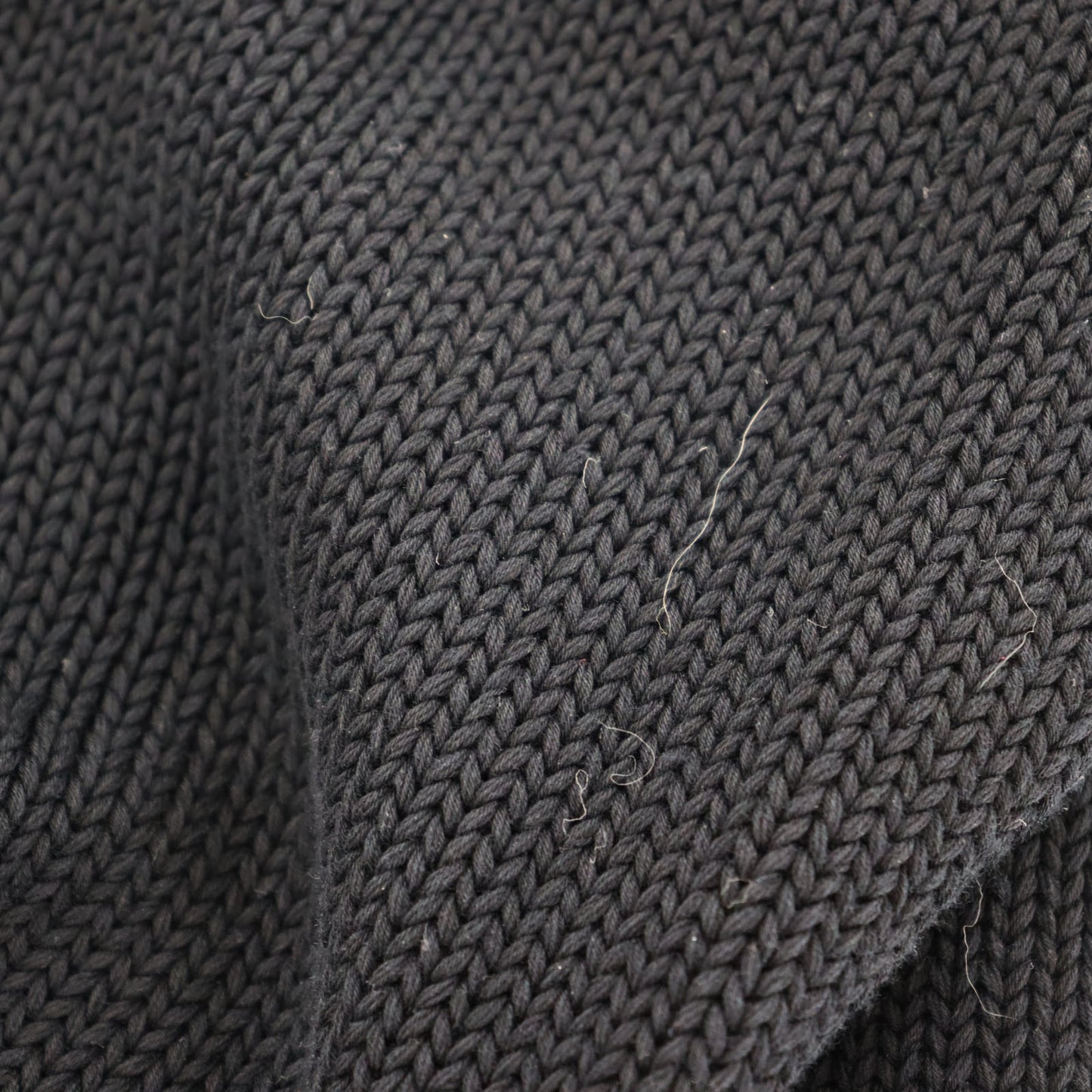 GIVENCHY Long Sleeve Knit Sweater Tops Black 100% Cotton #AH529
