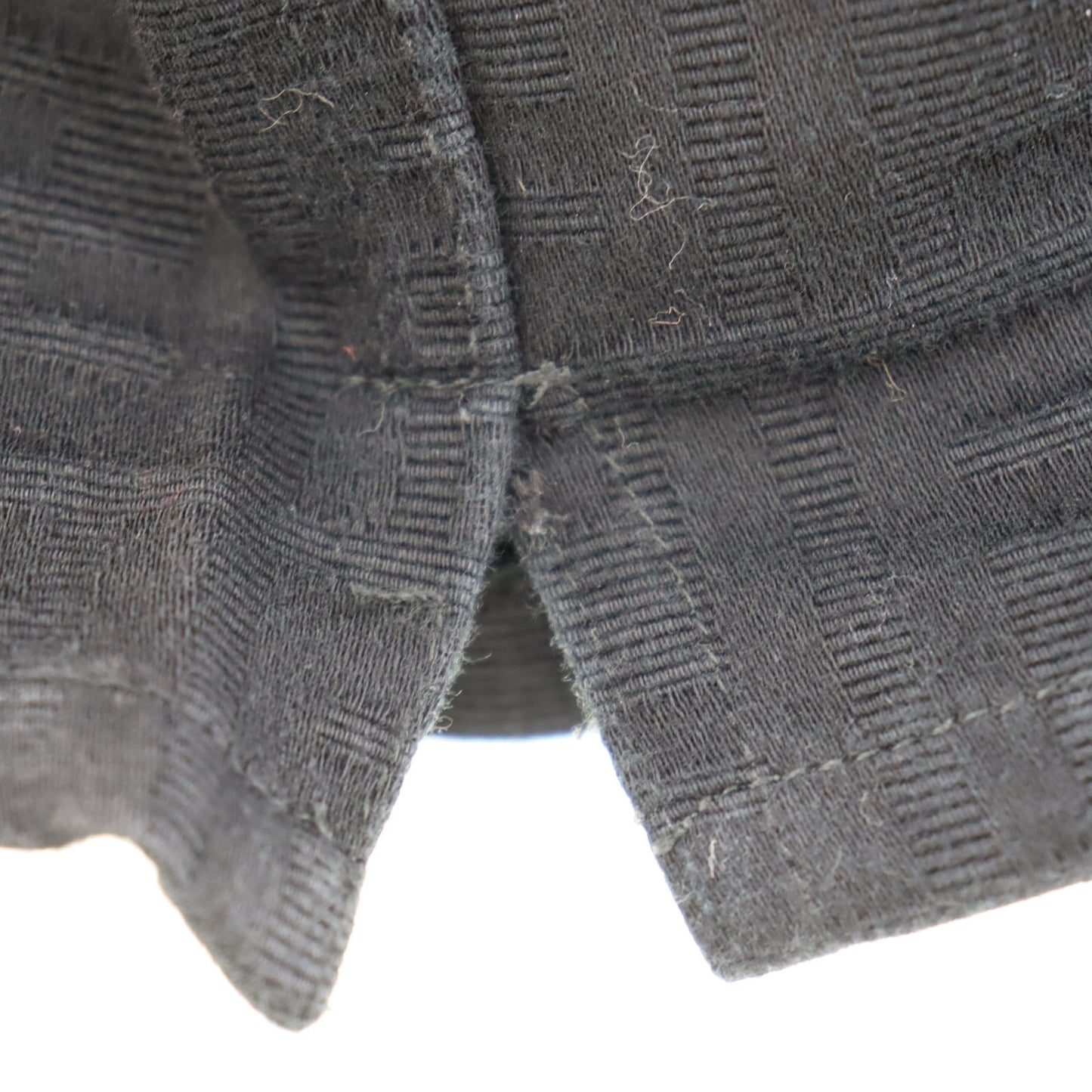 FENDI Roma Jeans Zucca Bottom Black Cotton 100% #AH314
