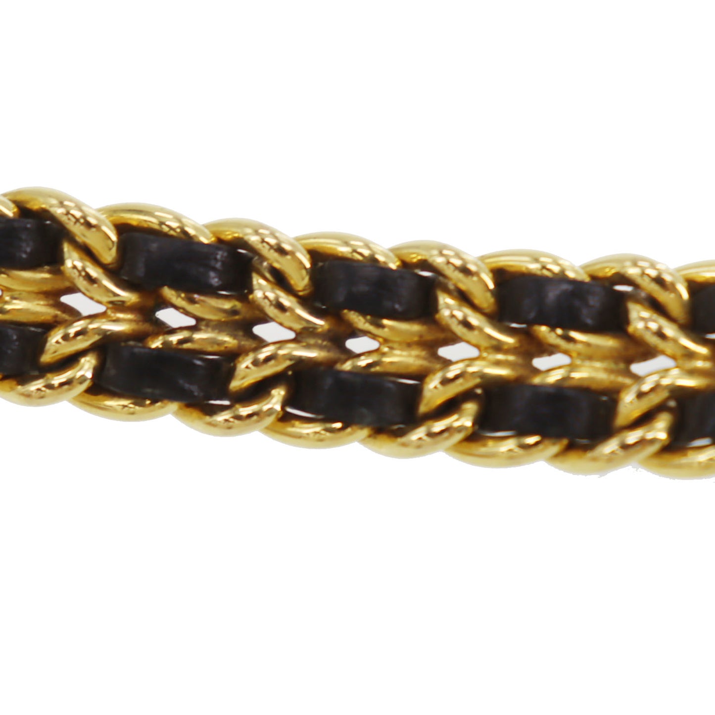 CHANEL Premiere Discontinued Wristwatches L Gold Black Quartz #CW937