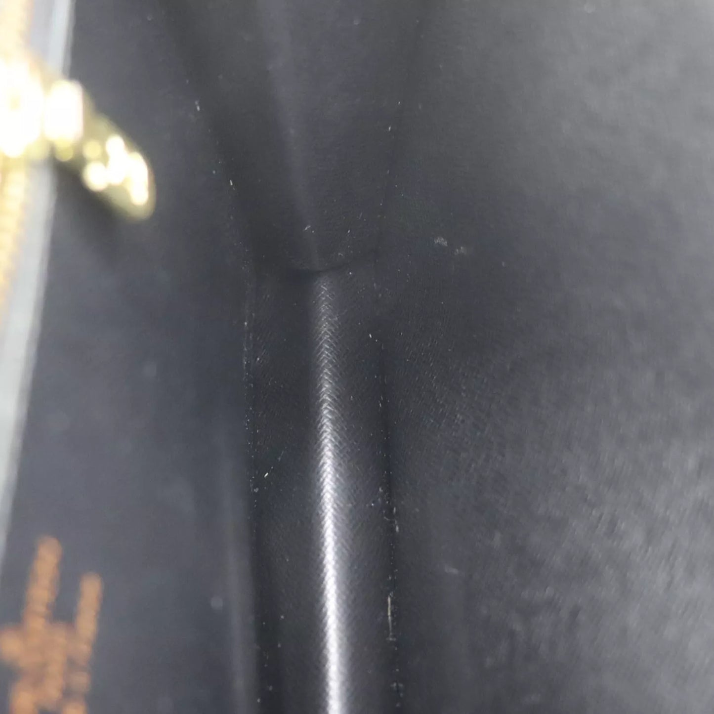 Louis Vuitton LV Pochette Serie Dragonne Clutch Black Epi M52612 #EA29