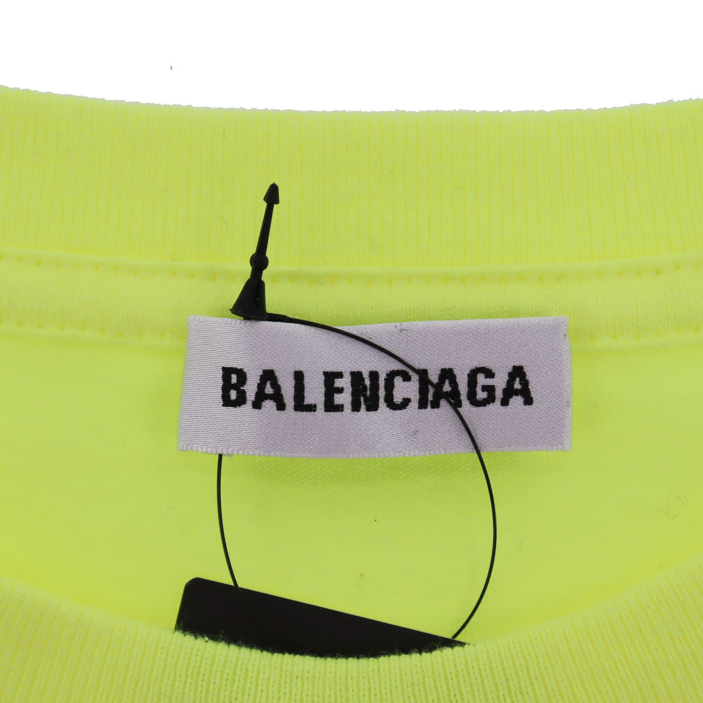 BALENCIAGA Short Sleeve T-shirt Tops XS Gluorescent Yellow #AH677