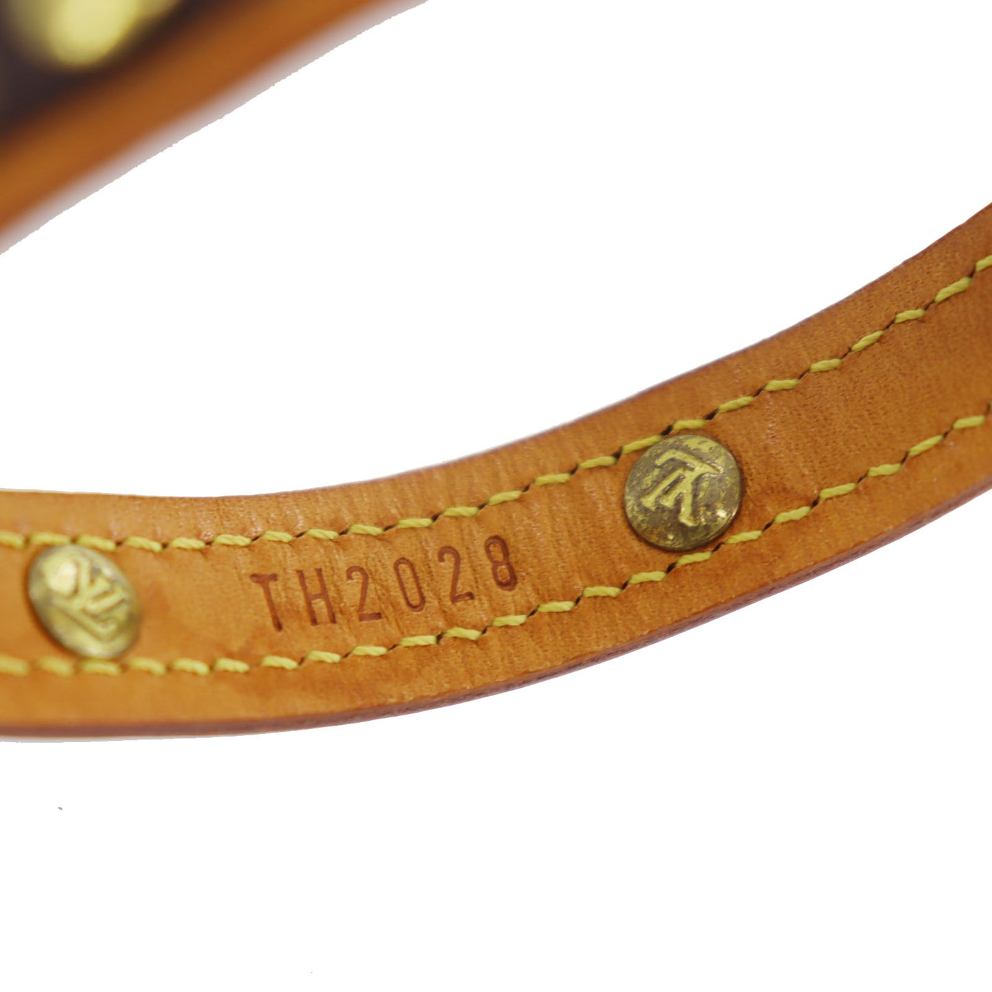 Louis Vuitton LV Collier Baxter Dog Collar MM & Dog Leash MM Monogram #CY753