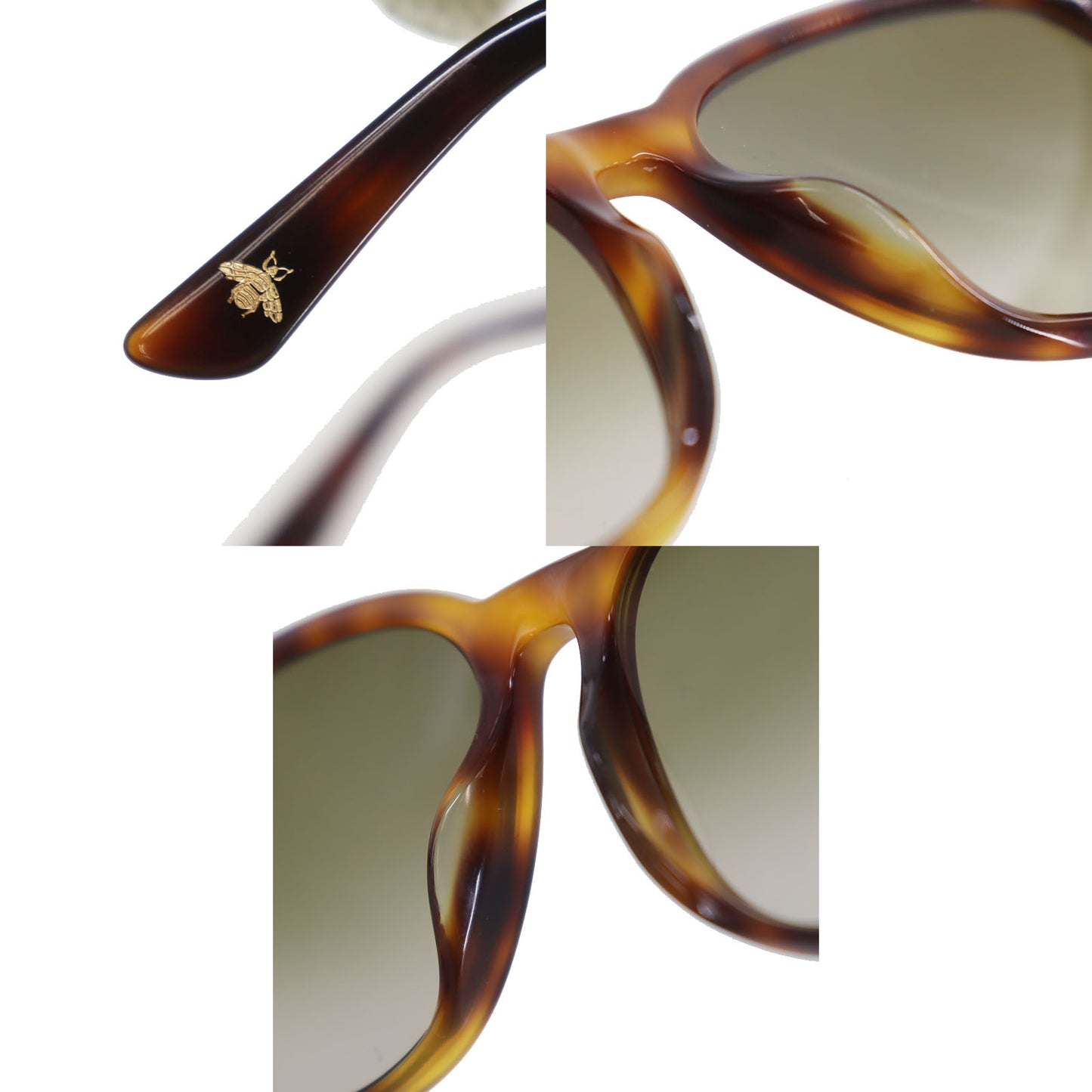 GUCCI Sunglasses Brown Eye Wear 56□17-145 GG0232SK #ED38