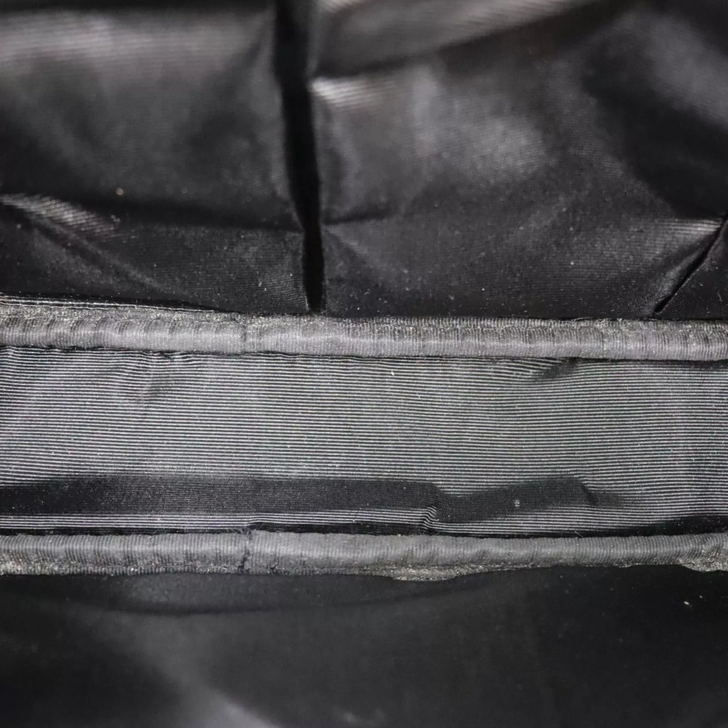 GIVENCHY Handbag Nylon Canvas Black China #AH91
