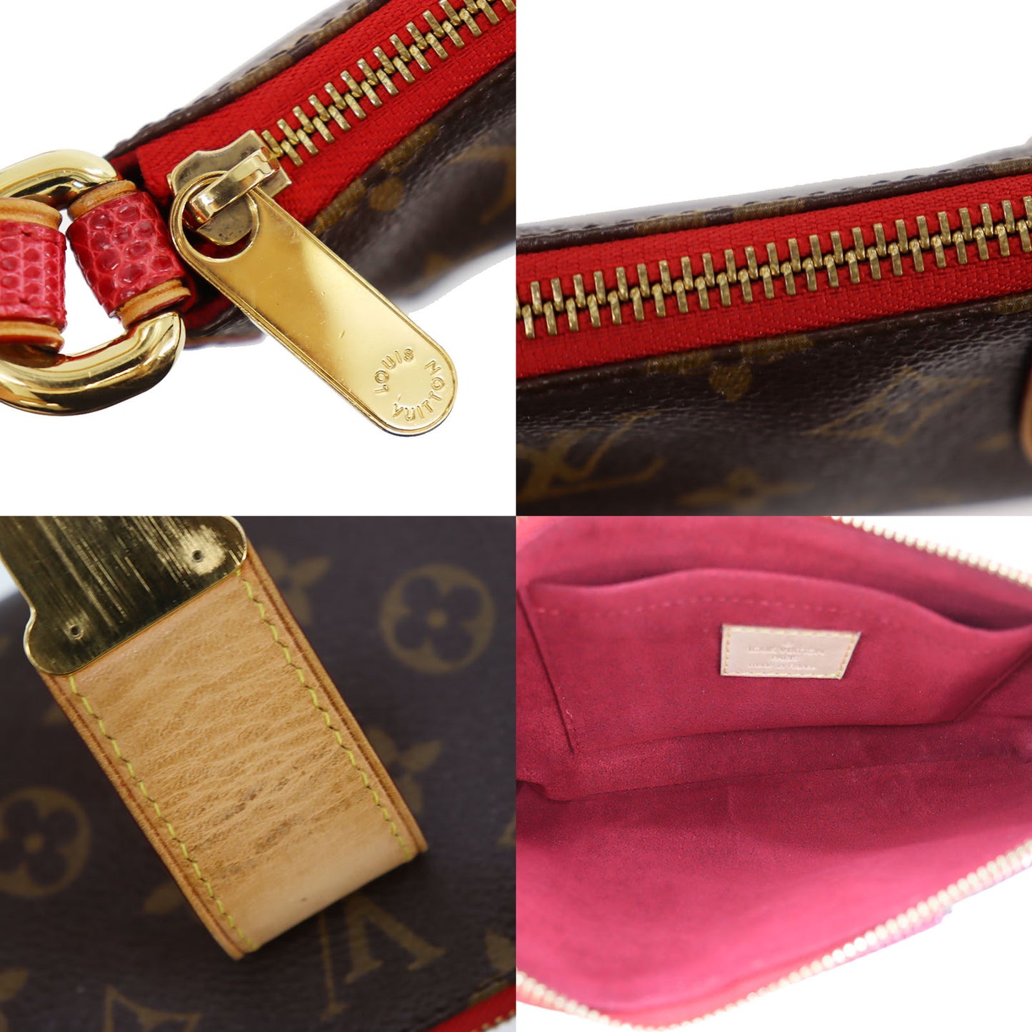 LOUIS VUITTON LV 2005 Moon Cherry Monogram Cherry Handbag M95000 #CF285