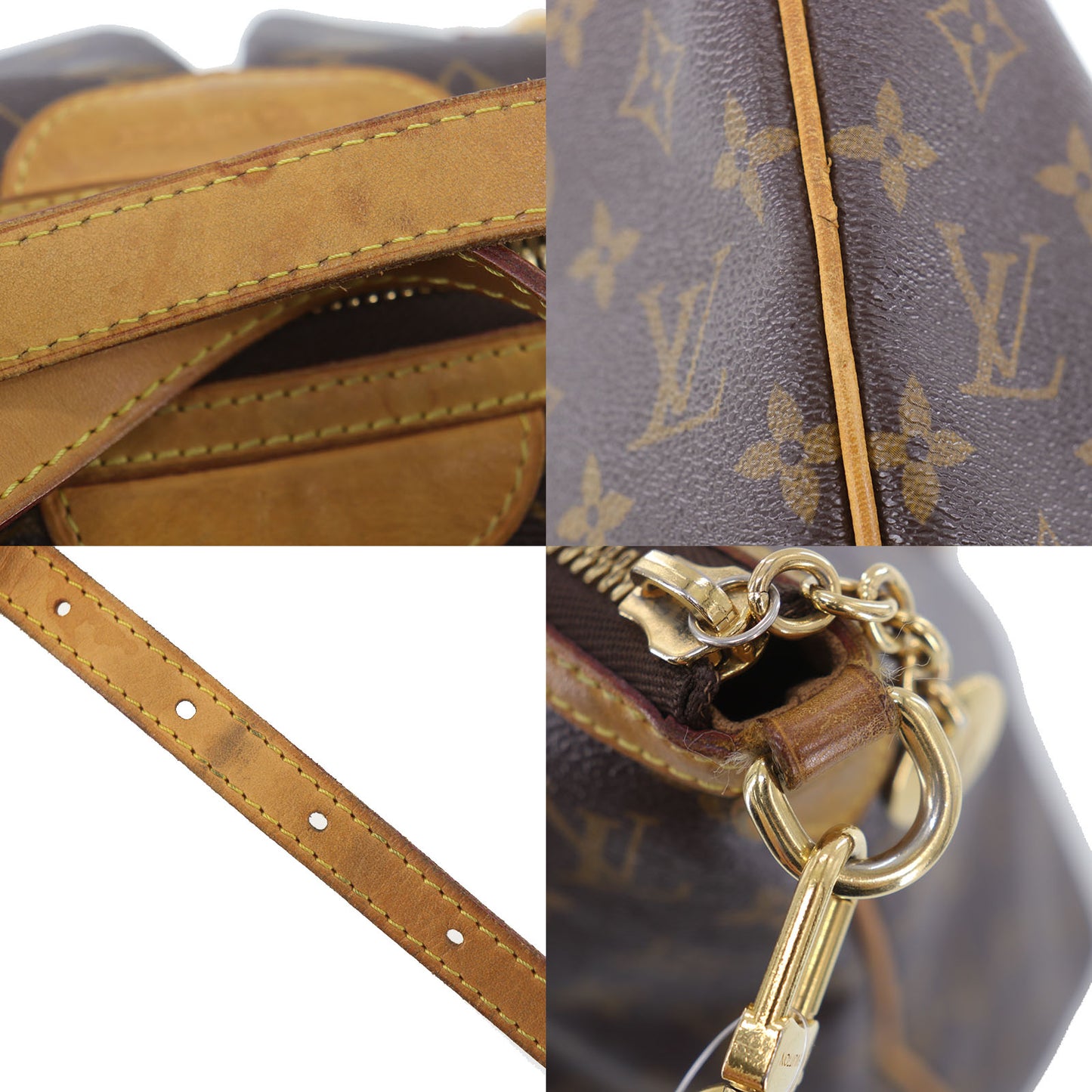 LOUIS VUITTON LV Palermo GM Shoulder Tote Bag Monogram M40146 #AH416