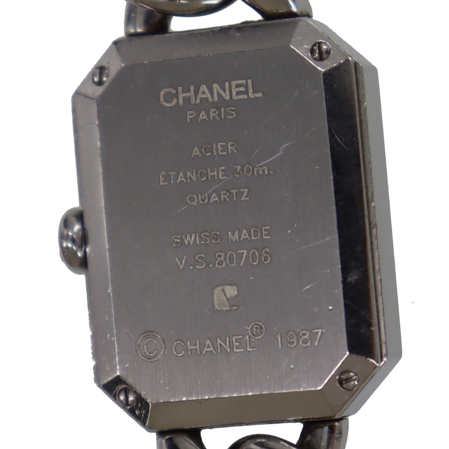 CHANEL Premiere Discontinued Wristwatches M Silver Quartz #CG736