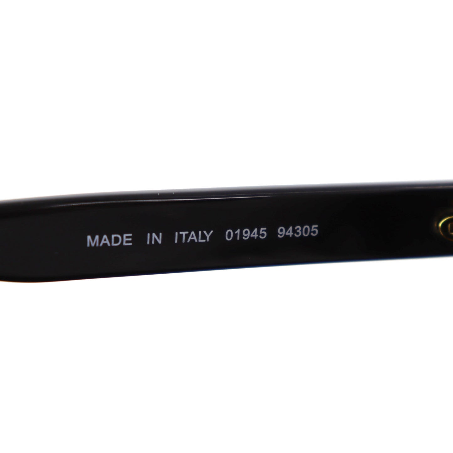 CHANEL Logos Sunglasses Black Round Eye Wear #CN540