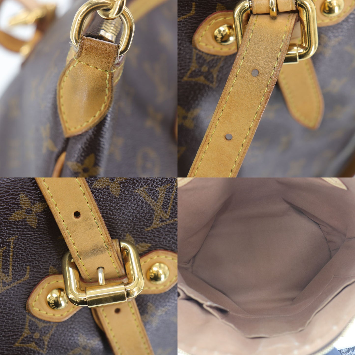 LOUIS VUITTON LV Palermo GM Shoulder Tote Bag Monogram M40146 #AH416