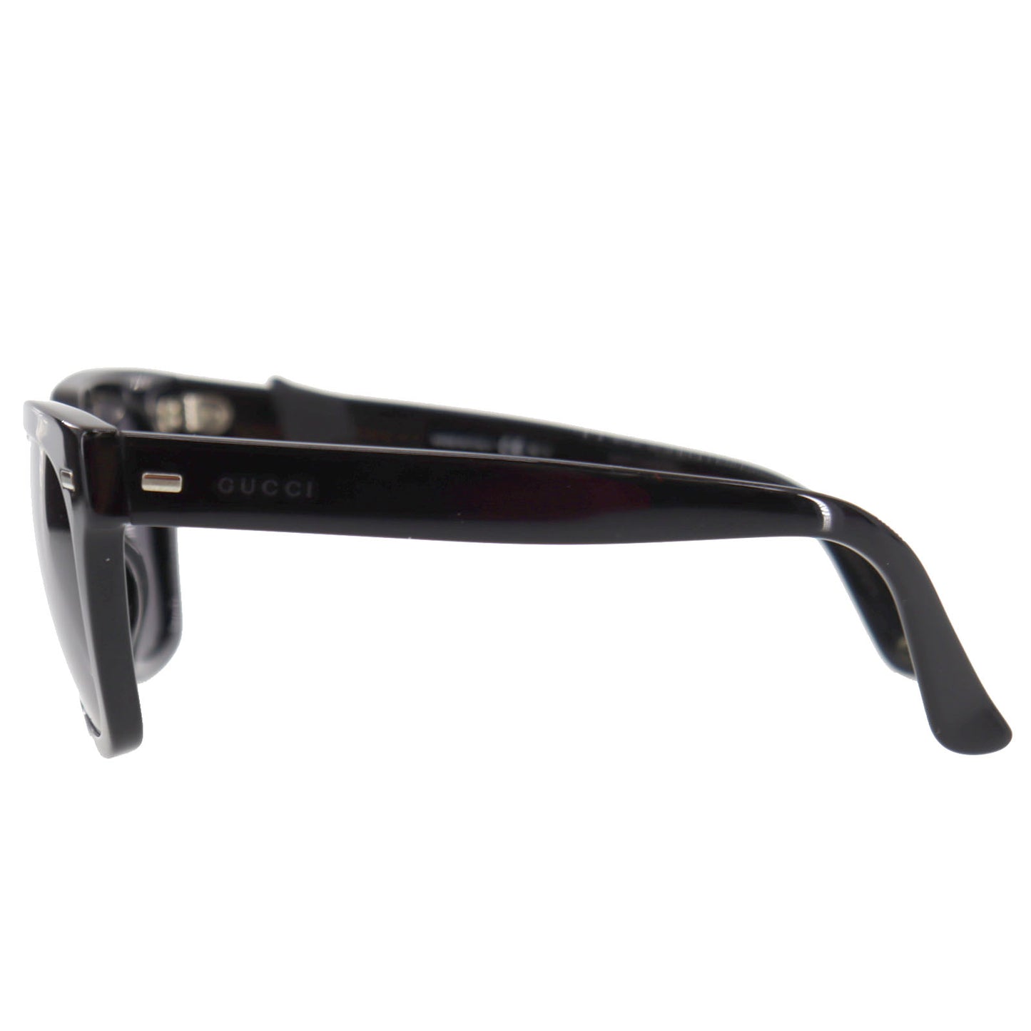 Gucci Sunglasses Black Plastic Eyewear #AH554