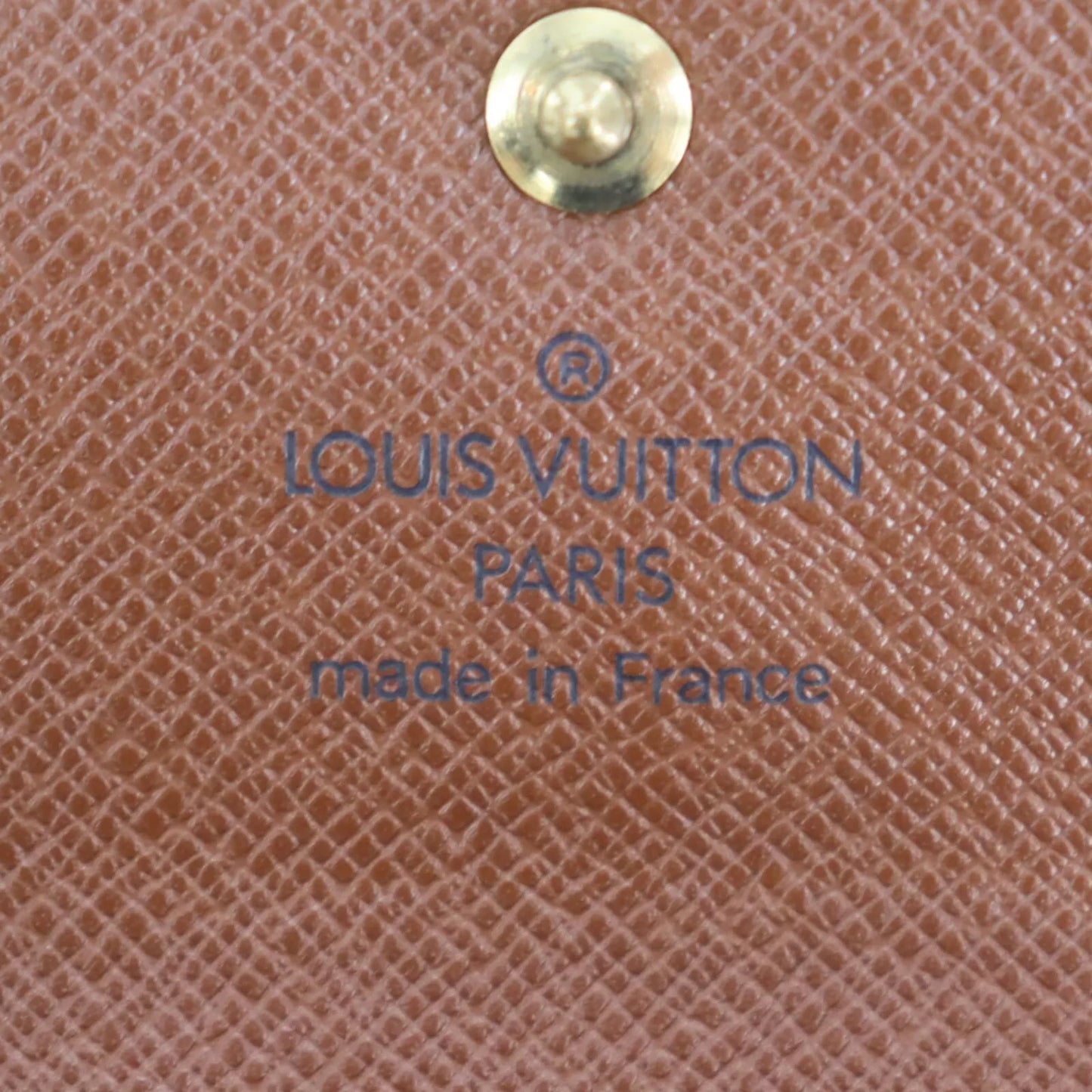 Louis Vuitton LV Porte Monnaie Plat Coin Wallet Monogram M61930 #CN605