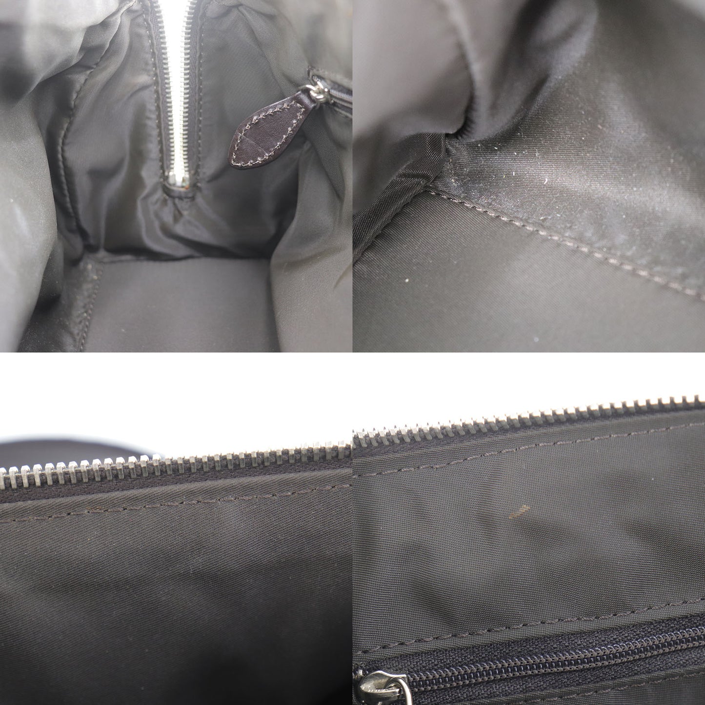 Christian Dior Trotter Flower Handbag Brown PVC #EC853