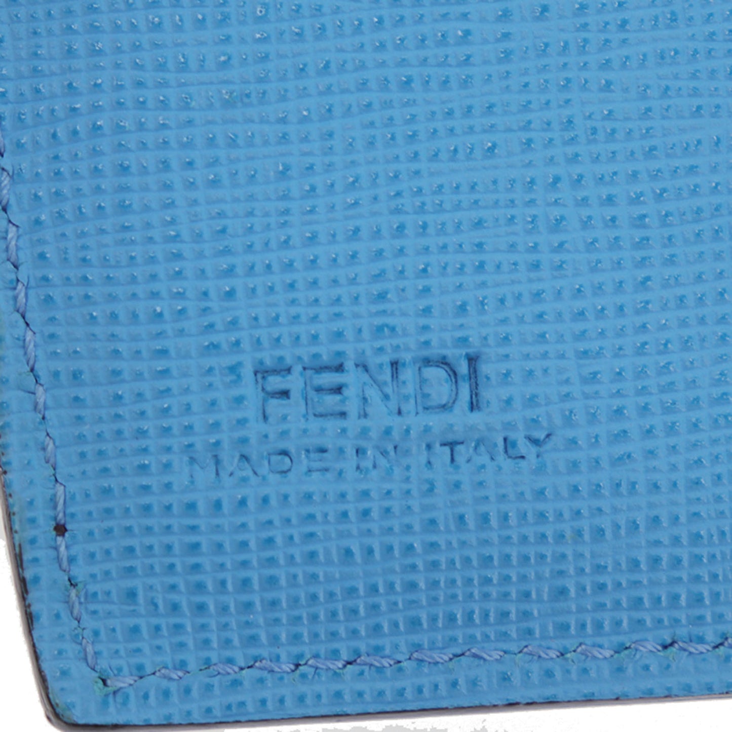 FENDI Zucca Bi-fold Wallet Brown PVC Leather #CU206