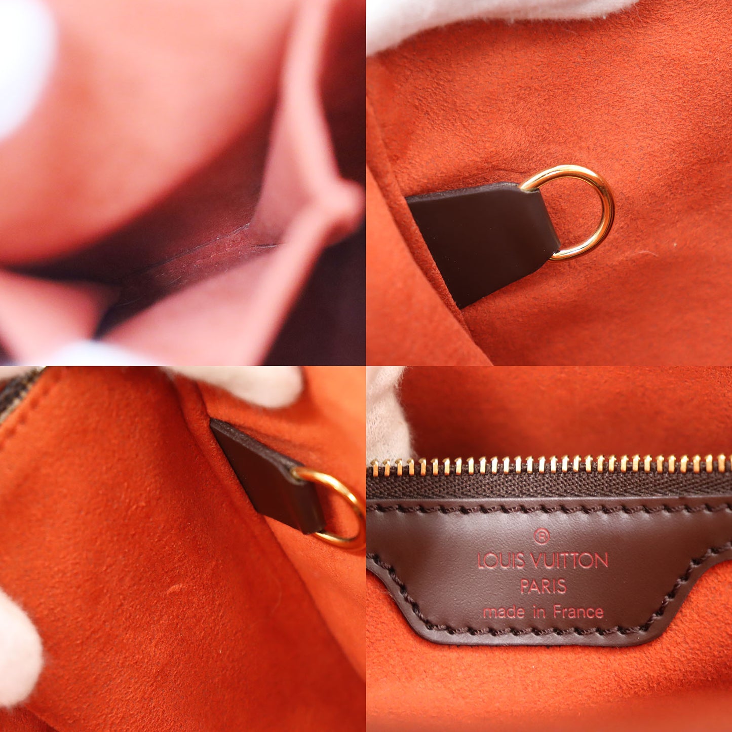 LOUIS VUITTON Uzes Shoulder Tote Bag Damier N51128 #BT686