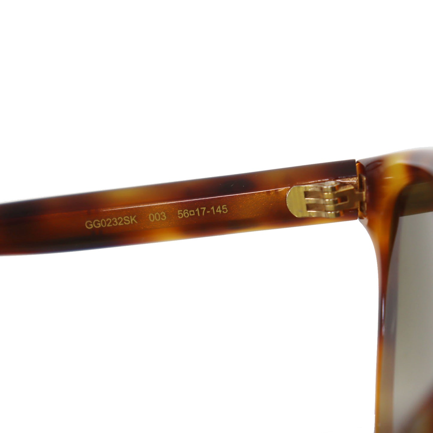 GUCCI Sunglasses Brown Eye Wear 56□17-145 GG0232SK #ED38