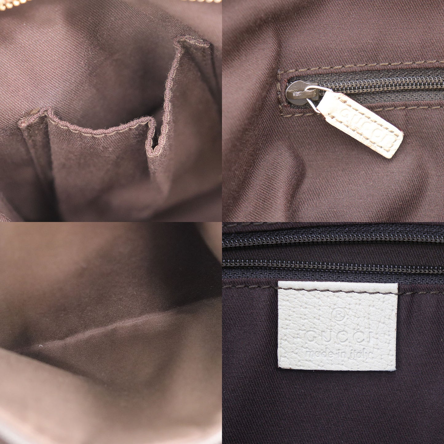 GUCCI Original GG Canvas Abbey Crossbody Shoulder Bag Brown #EB80