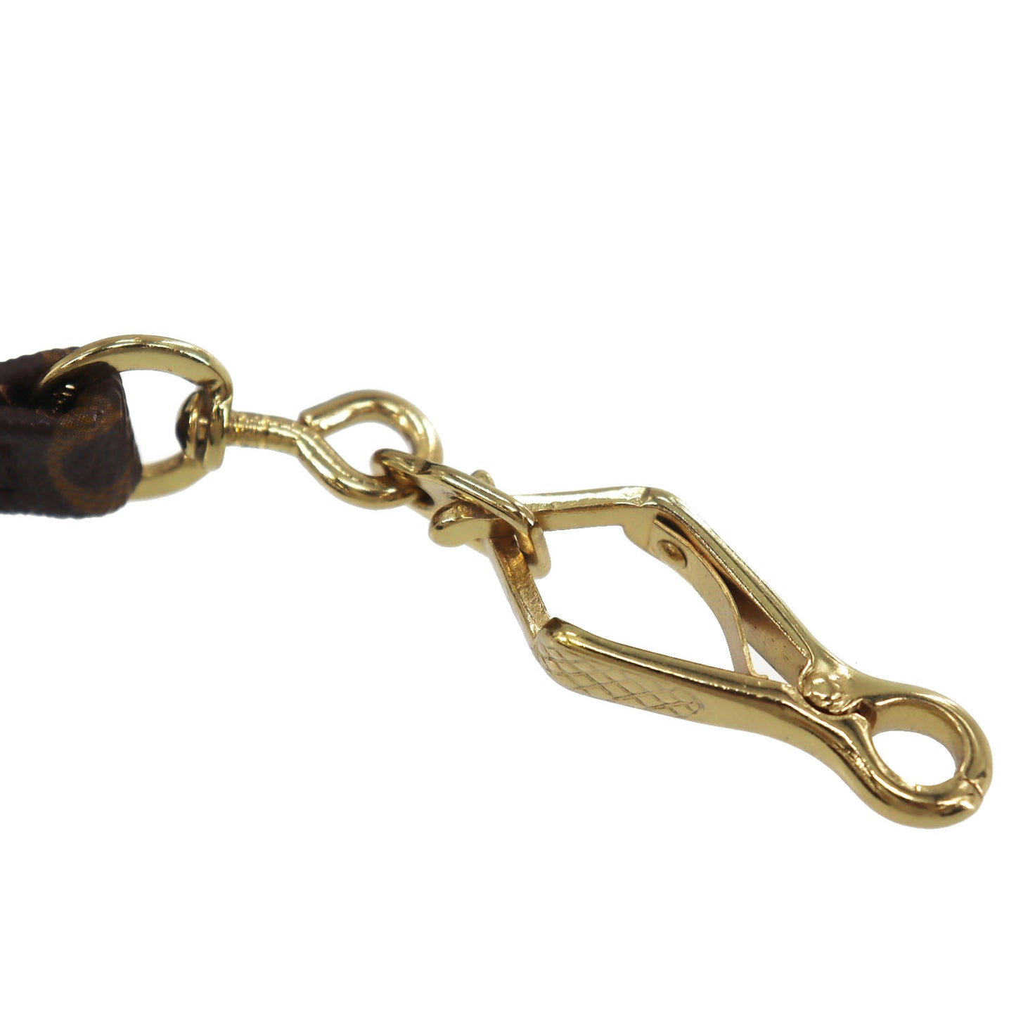 Louis Vuitton LV Collier Baxter Dog Collar MM & Dog Leash MM Monogram #CY753