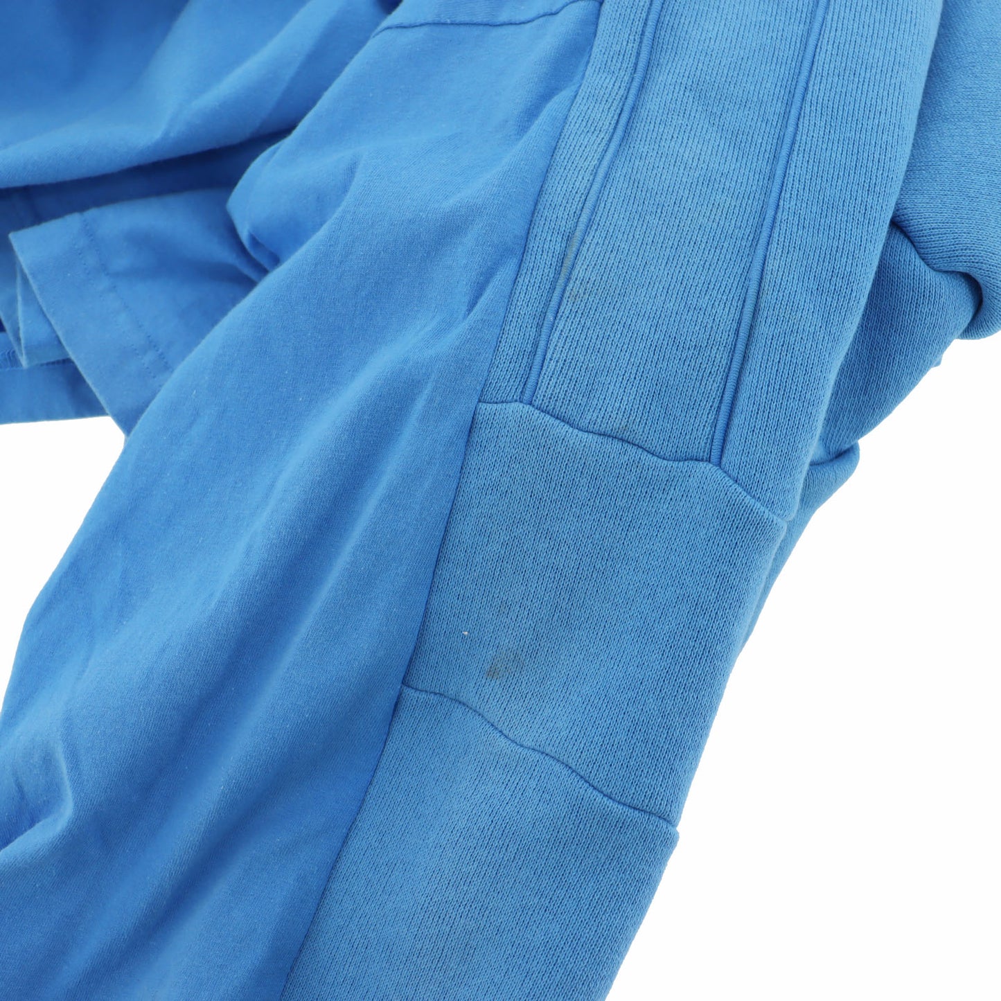 BALENCIAGA Flag Logo Long Sleeve Shirt Tops Light Blue #AH530