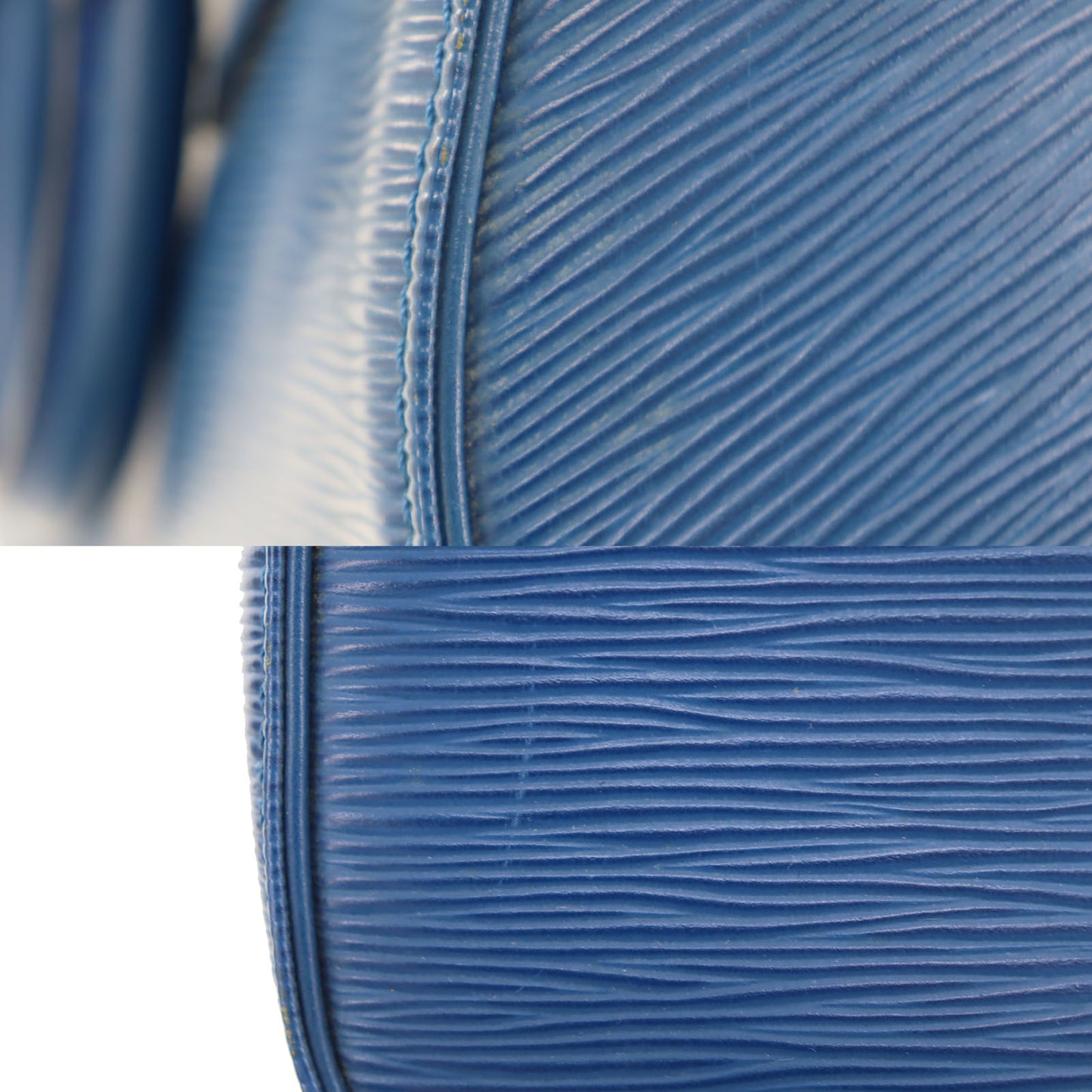 Louis Vuitton LV Speedy 30 HandBag Epi Leather Blue M43005 #BY107
