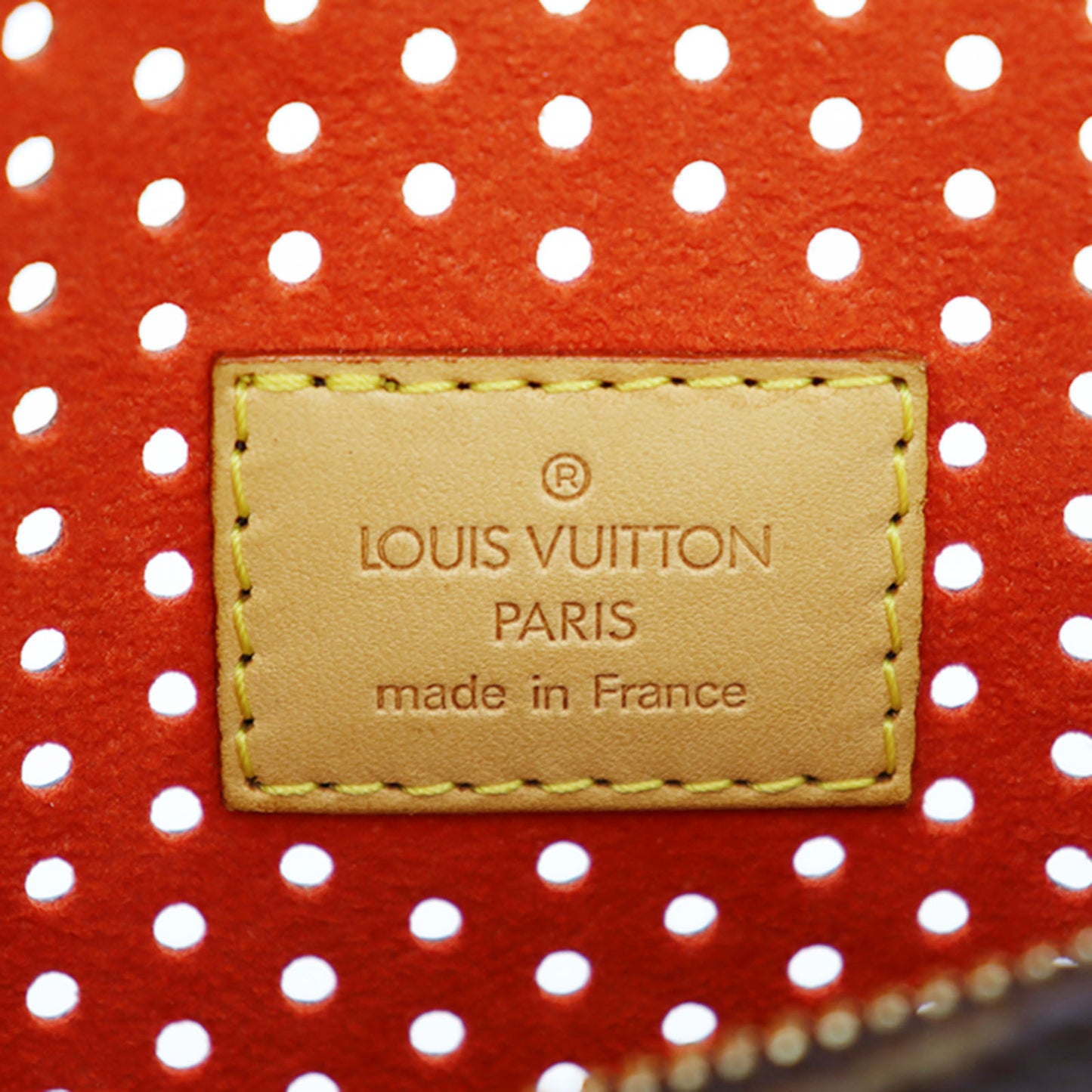 LOUIS VUITTON LV Perfo Speedy 30 Handbag Monogram Leather M95182 #BY837