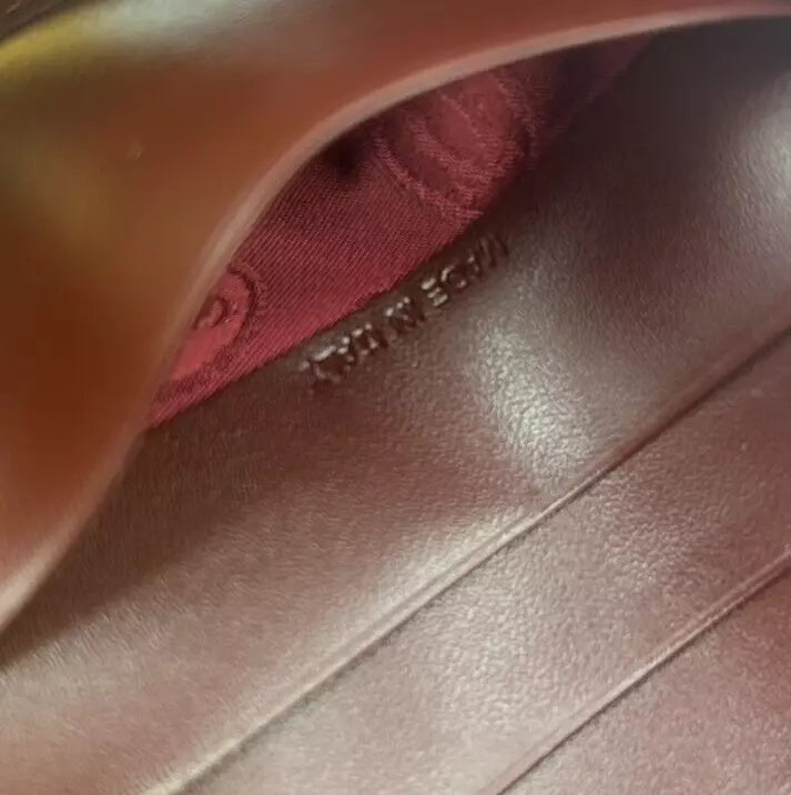 CARTIER Must de Cartier Bifold Wallet Leather Burgundy #ED493