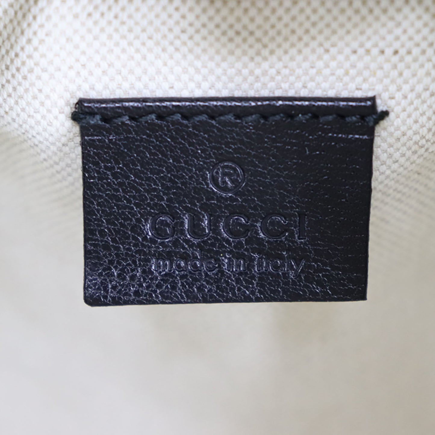 GUCCI Basket Ball Shape Handbag Black Leather #AH692