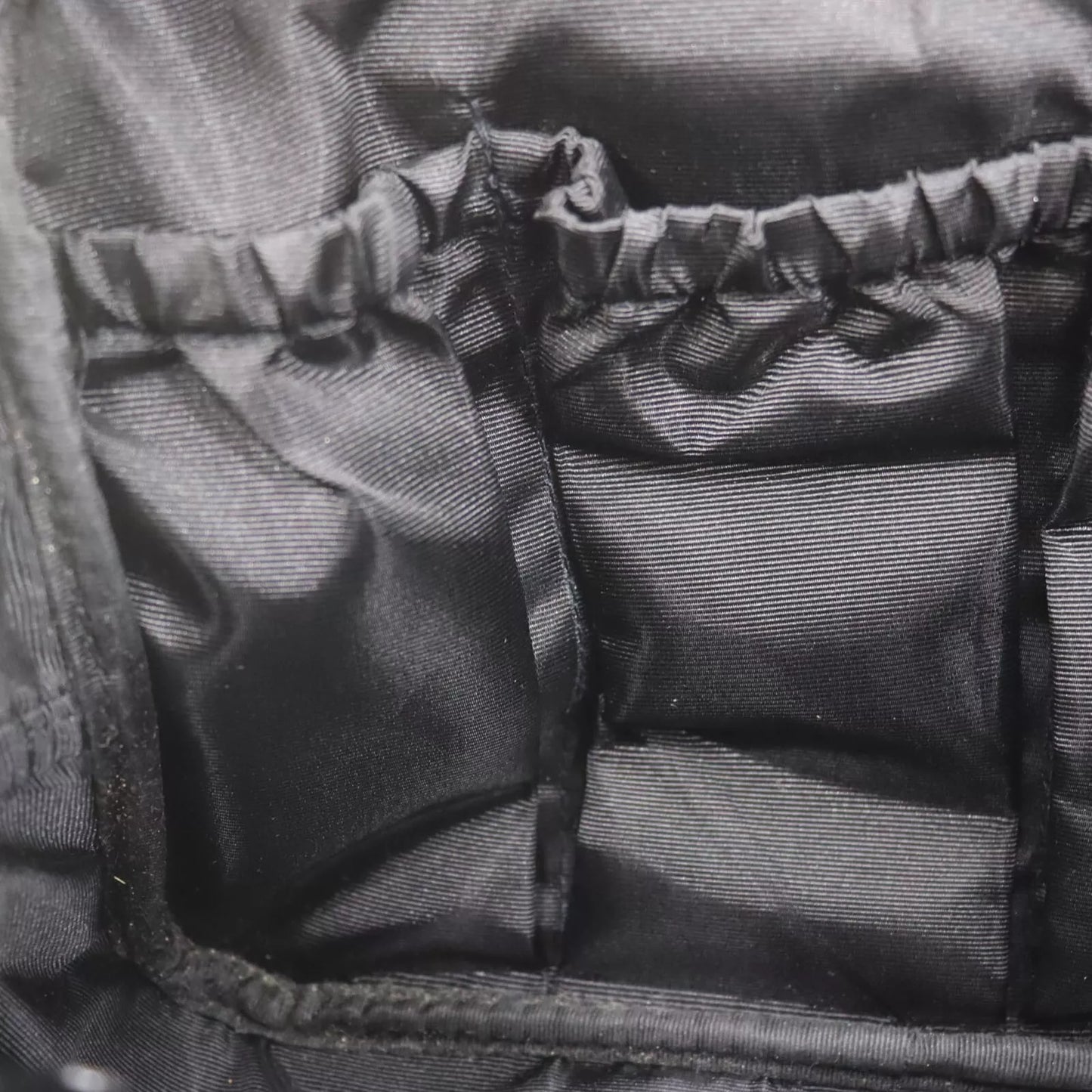 GIVENCHY Handbag Nylon Canvas Black China #AH91