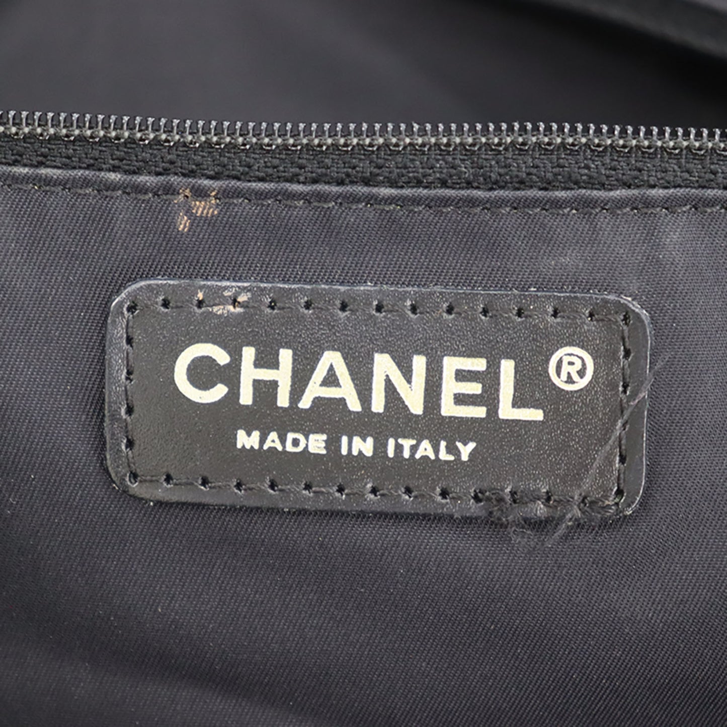 CHANEL New Travel Line Tote Bag Black Nylon #CG704