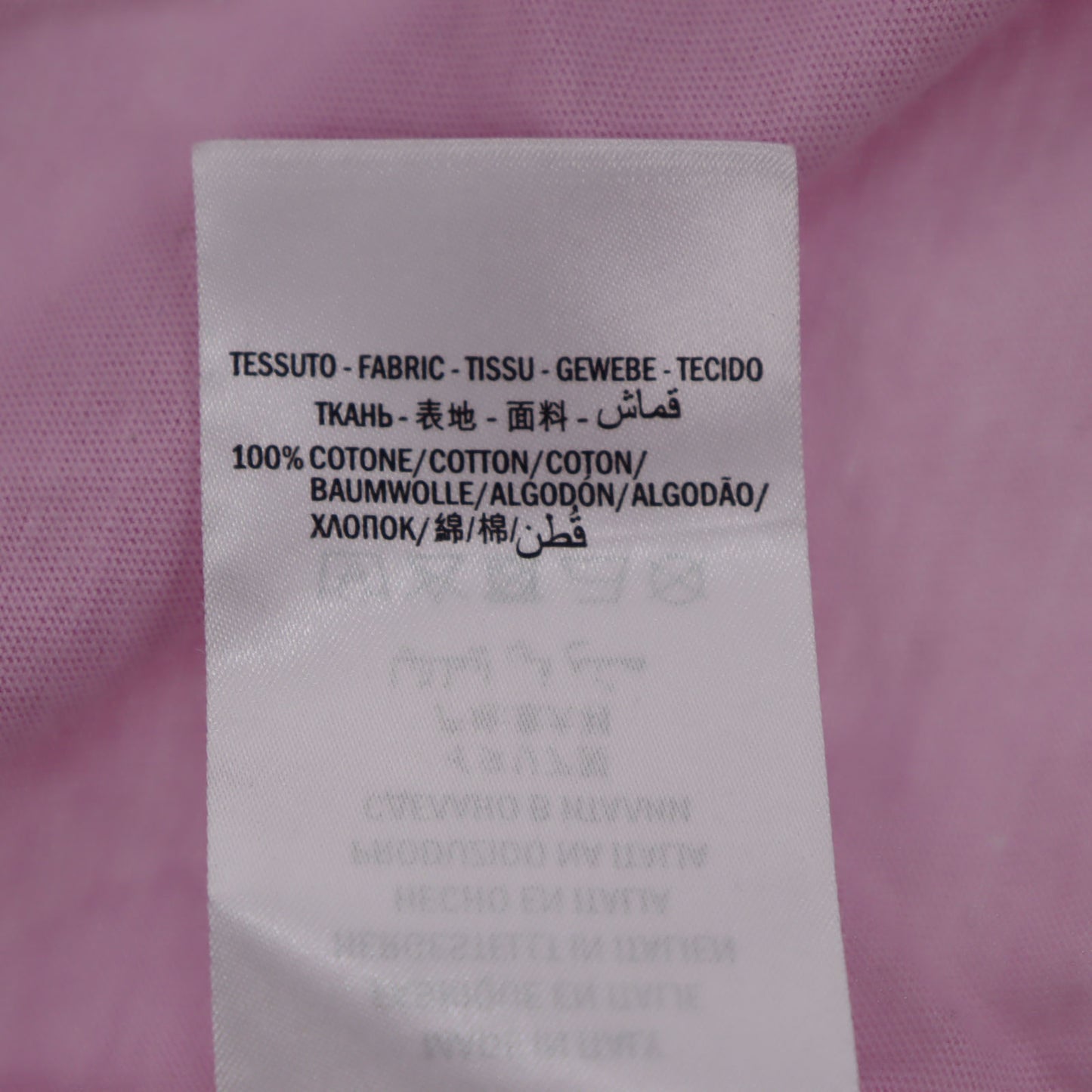 GUCCI Logos Short Sleeve Tops T-shirt Size XS Pink Cotton #AH524