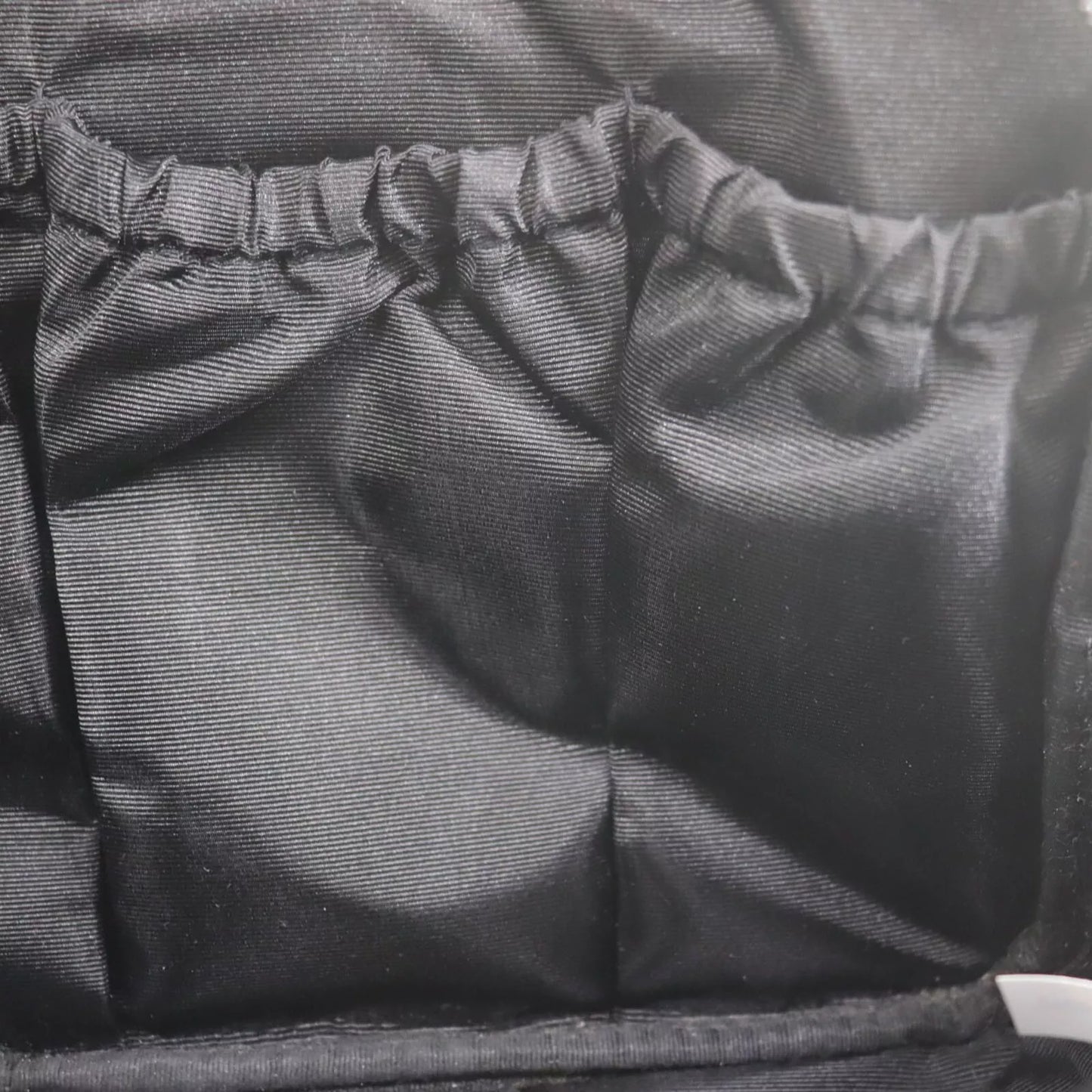 GIVENCHY Handbag Nylon Canvas Black China #AH91