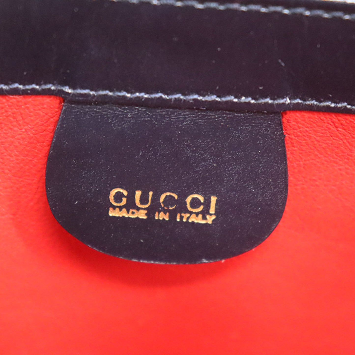 GUCCI Bamboo 2Way Shoulder Handbag Black Leather #CN677