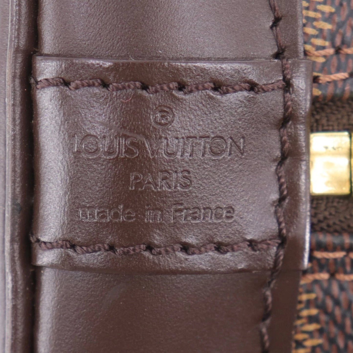 LOUIS VUITTON LV Alma PM Handbag Damier Leather N51131 #EB81