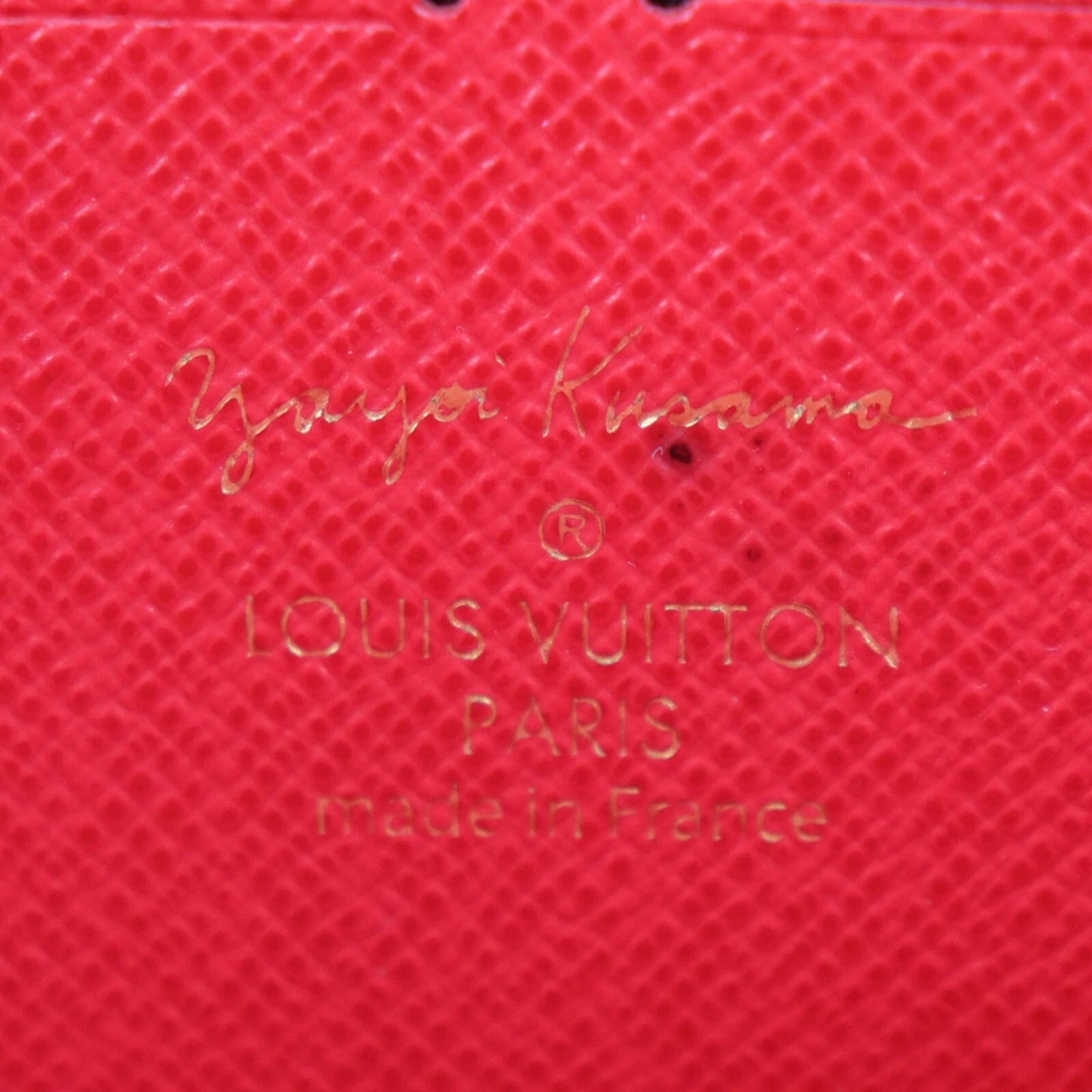 LOUIS VUITTON LV Pumpkin Dot Zippy Wallet Monogram Leather M60450 EG484
