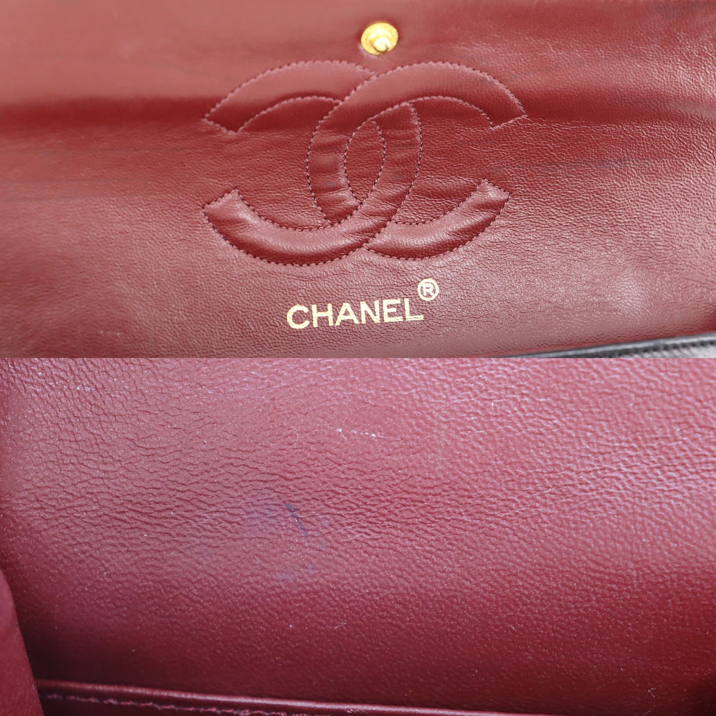 CHANEL Matelasse 25 Chain Shoulder Bag Black Leather #BK517