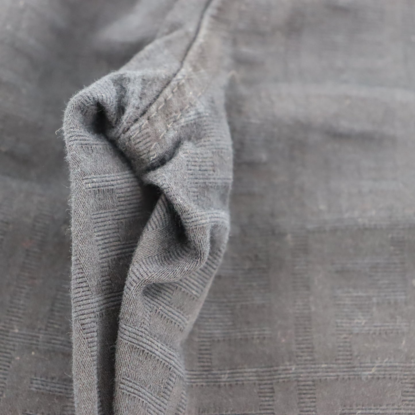 FENDI Roma Jeans Zucca Bottom Black Cotton 100% #AH314
