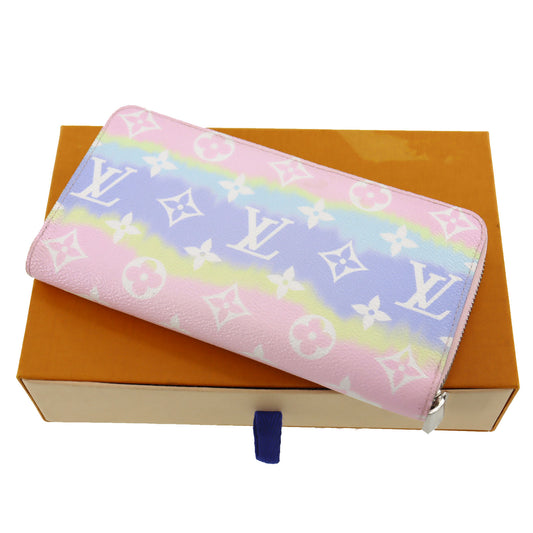 LOUIS VUITTON LV Escal Zippy Wallet Pastel Color Pink M69110 #BM58